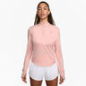 Swift Half-Zip Longsleeve Running shirt Women-rose