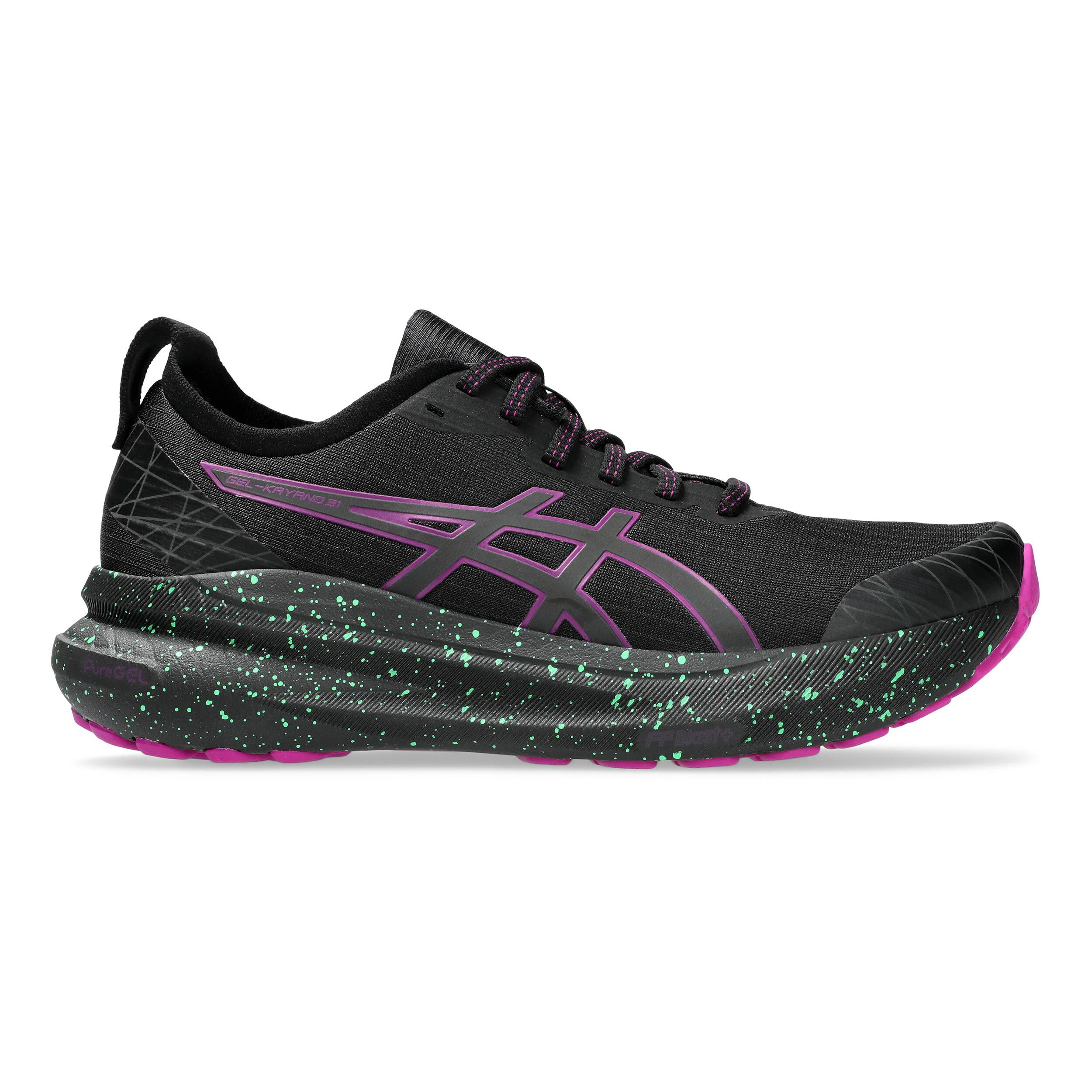Buy ASICS Gel Kayano 31 Lite Show Stability Running Shoe Women Black Violet online Running Point UK