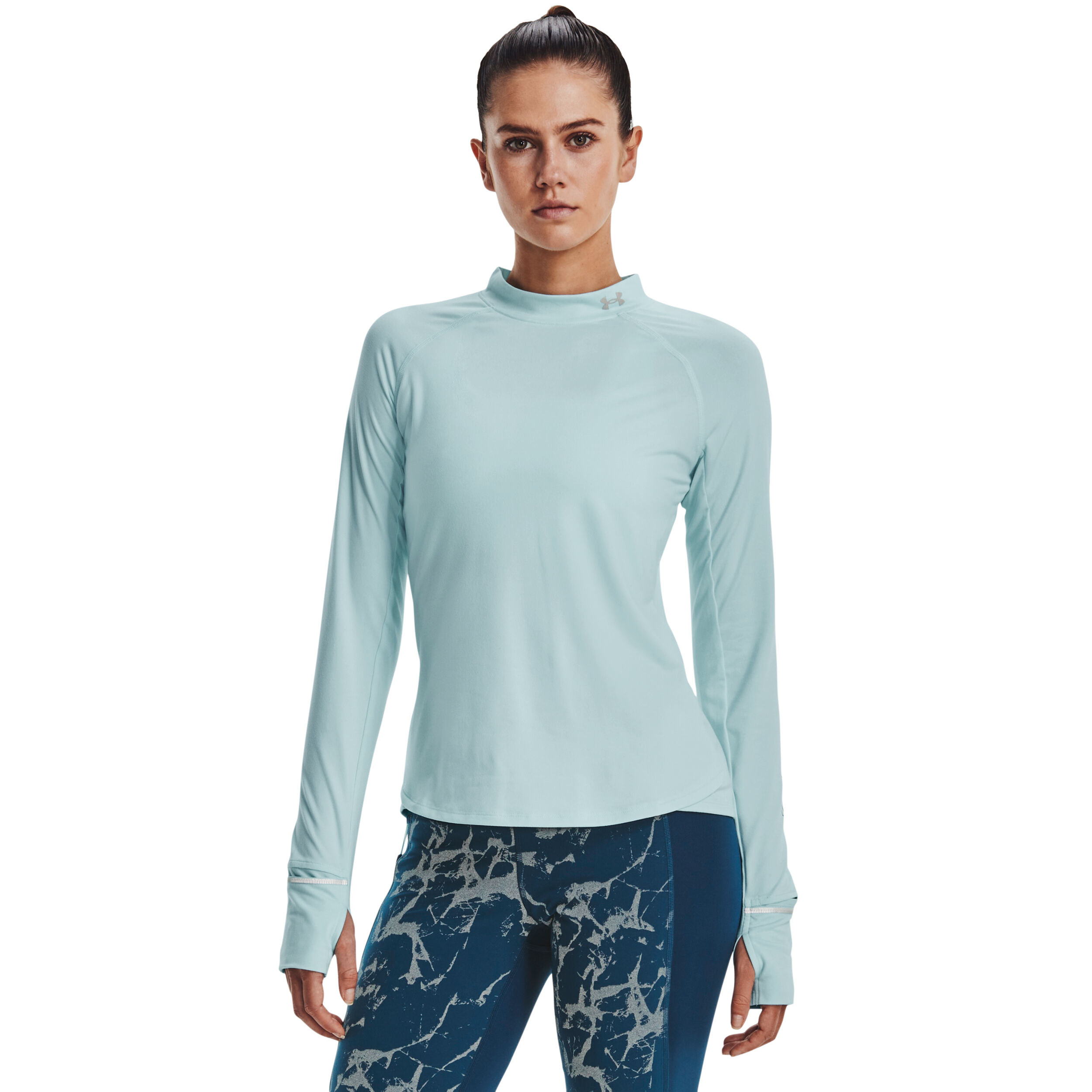 Buy Under Armour Outrun The Cold Long Sleeve Women Light Blue online Running Point UK