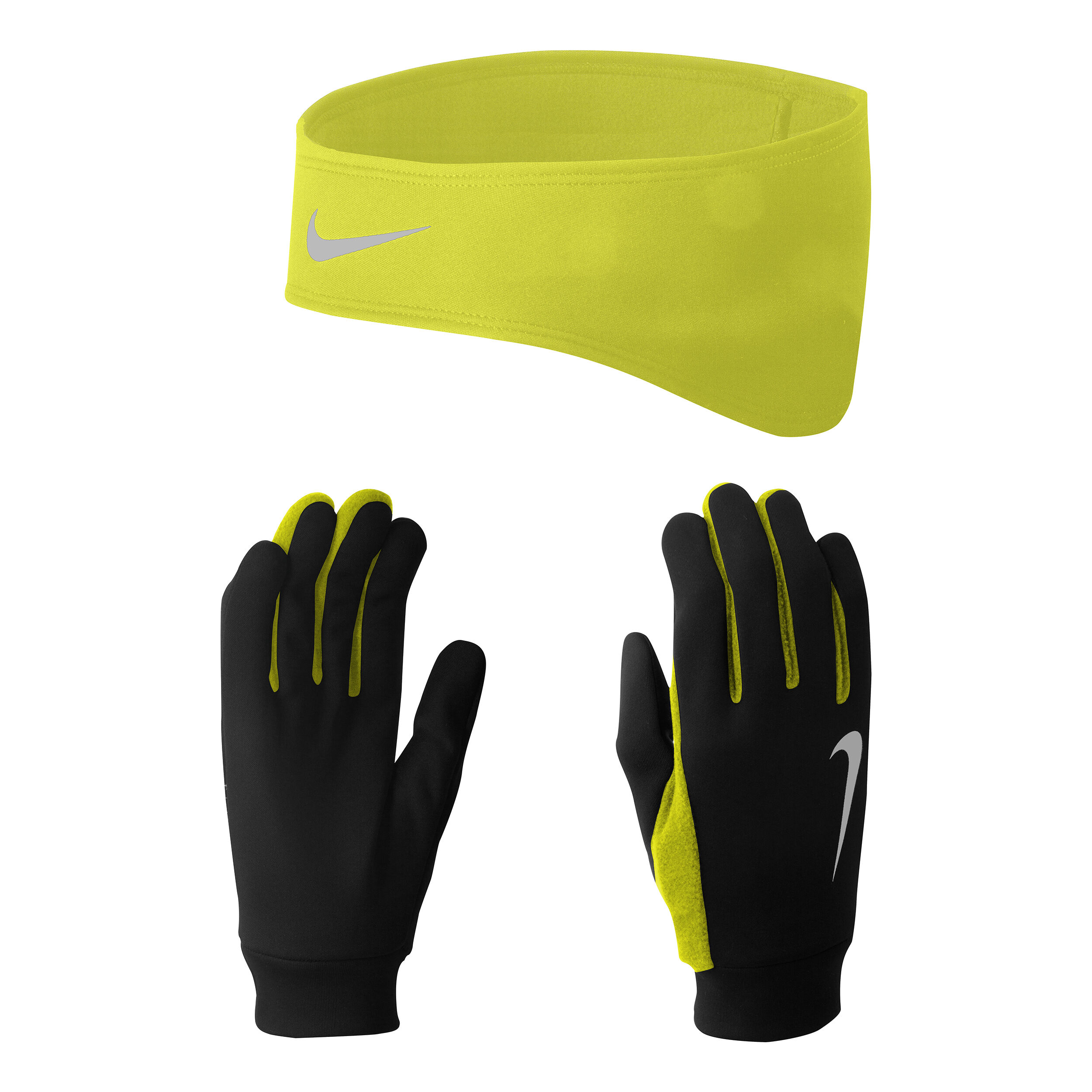 Black and yellow nike gloves deals