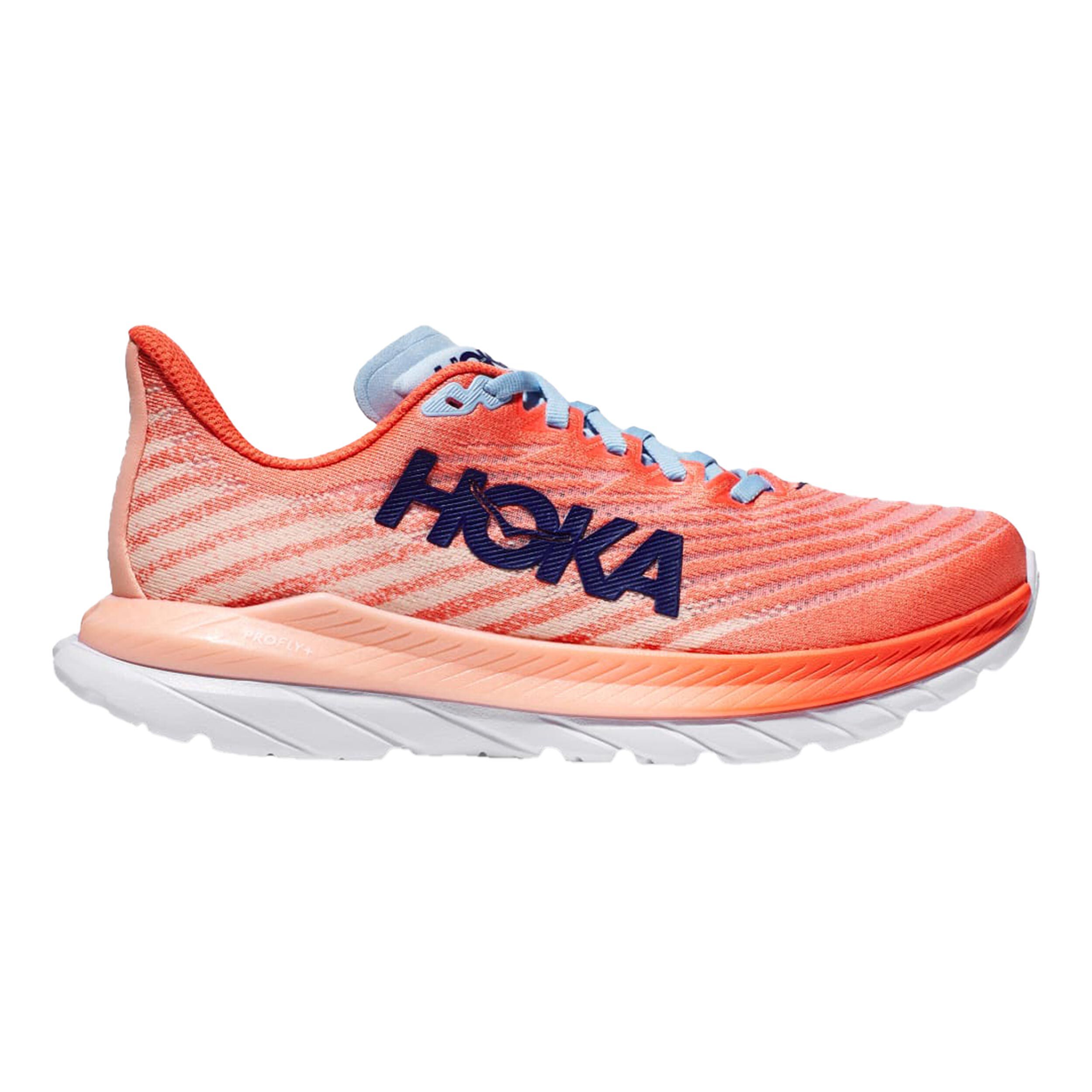 Mach 5 Neutral Running Shoe Women Apricot Light Blue