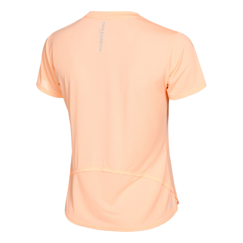 New Balance Accelerate Top Running Shirts Women - Orange, Size S