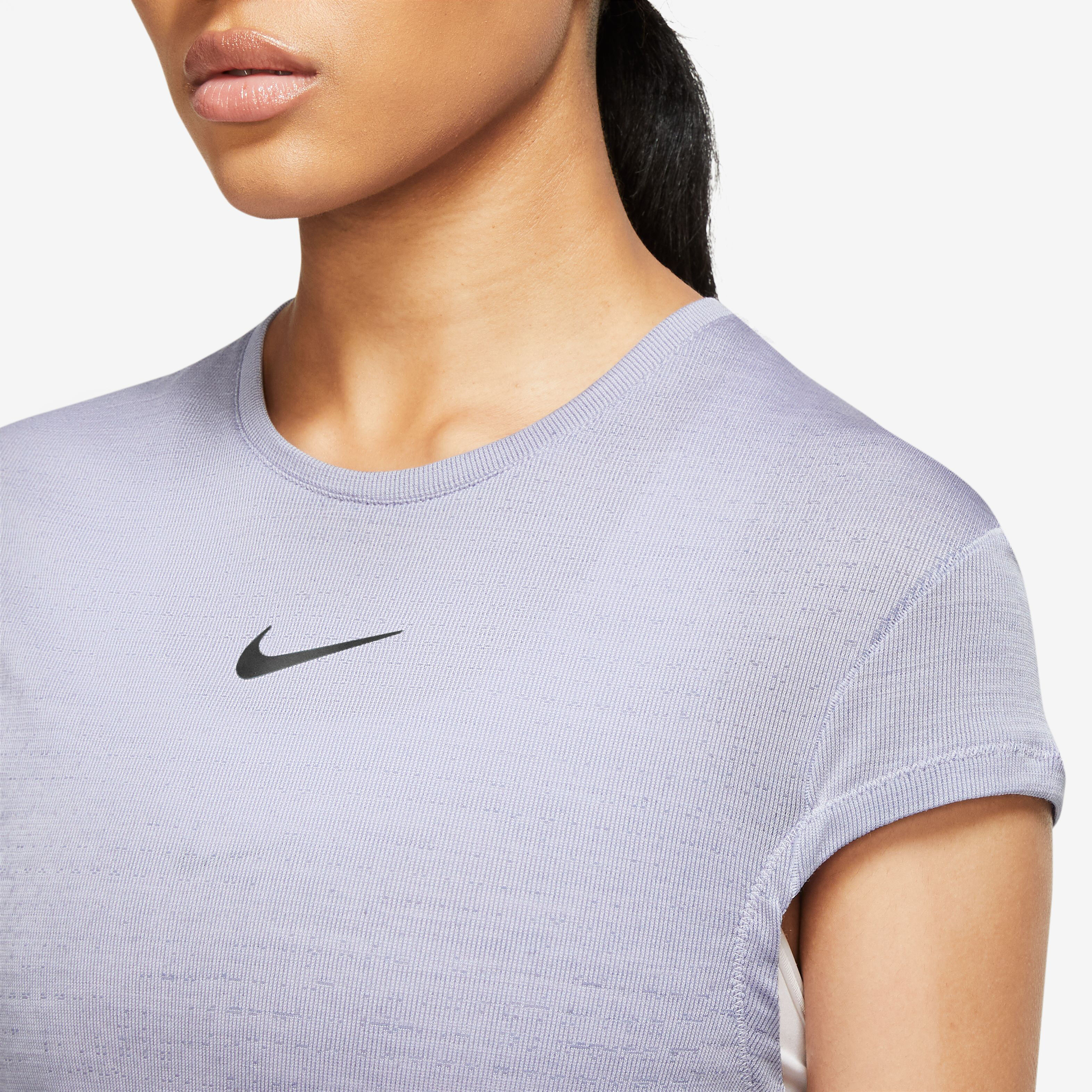Dri Fit Run Division Running Shirt Women Lilac