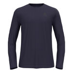 Odlo Clothing Odlo Zeroweight Chill-Tec Running Shirt Men-Dark Blue