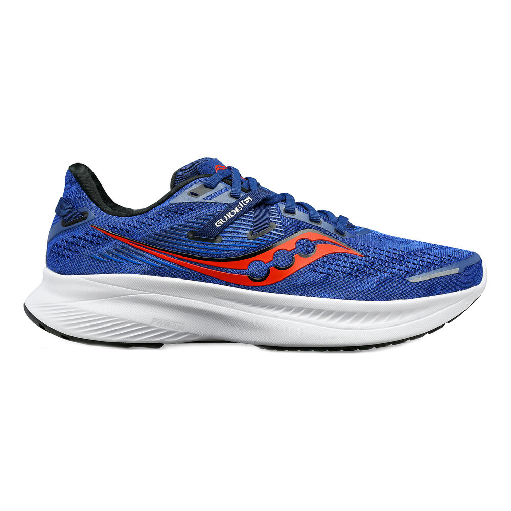 saucony guide 16 stability running shoe men - blue, black, size 8