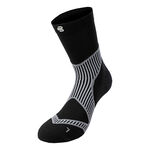 Bauerfeind Clothing Bauerfeind Performance Mid Cut Running Socks Men-Black,White