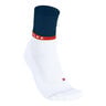 RU4 Endurance Compression Running Socks Men-White,Dark Blue