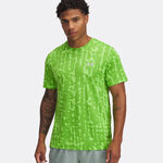 Under Armour Clothing Under Armour Launch Printed Running Shirt Men-Neon Green,Green