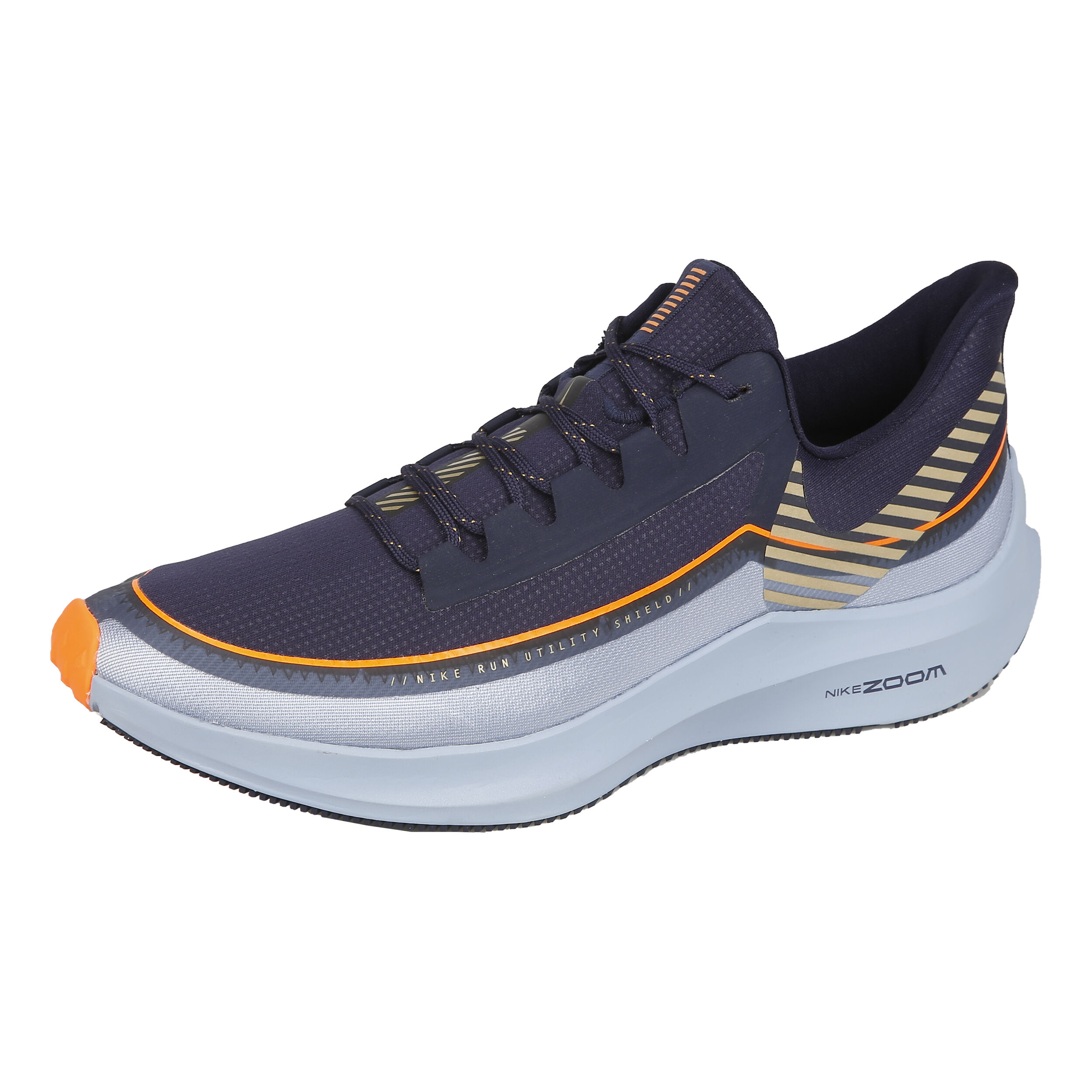 Zoom Winflo 6 Shield Neutral Running Shoe Men Dark Blue Gold