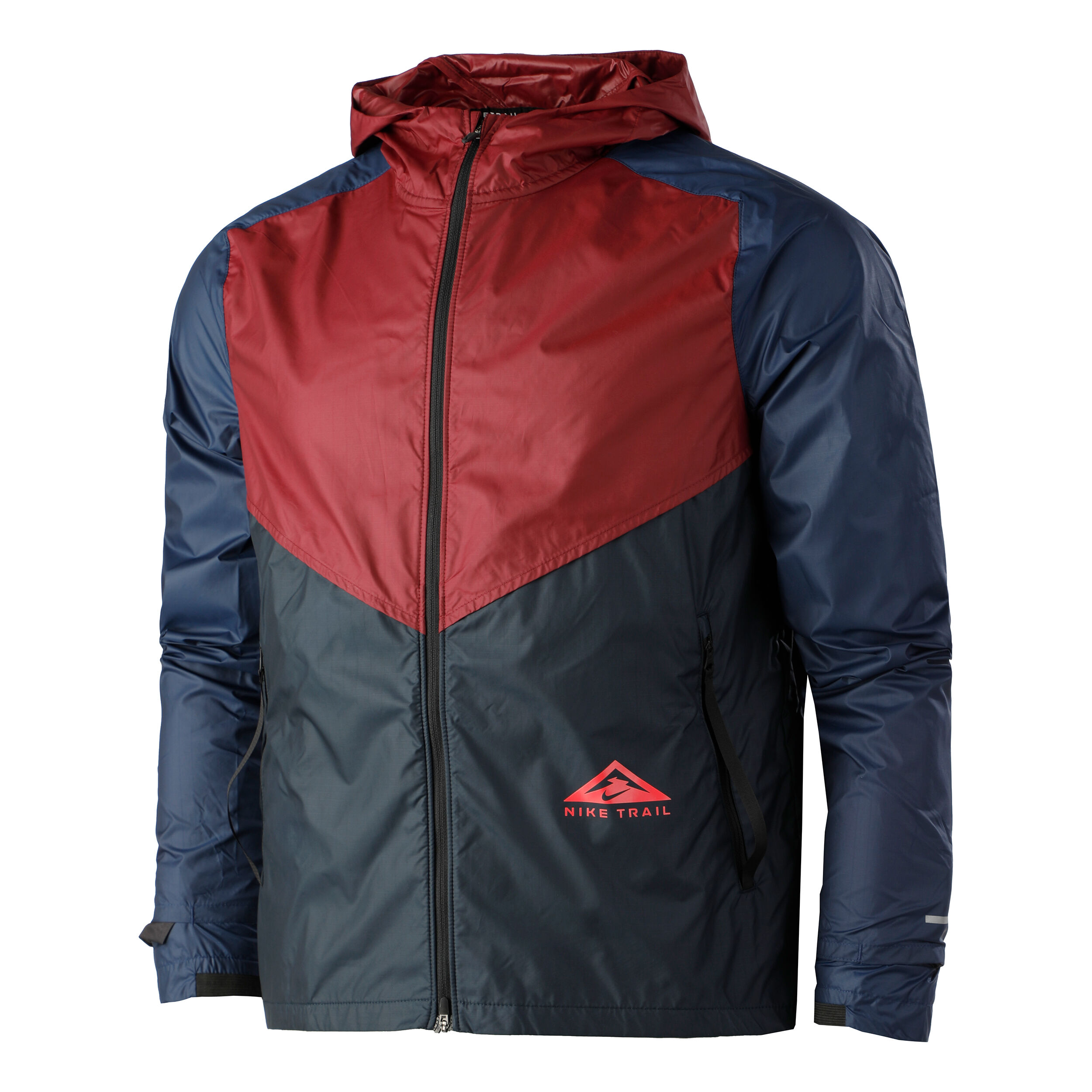 Buy Nike SF Trail Windrunner Running Jacket Men Dark Red Blue