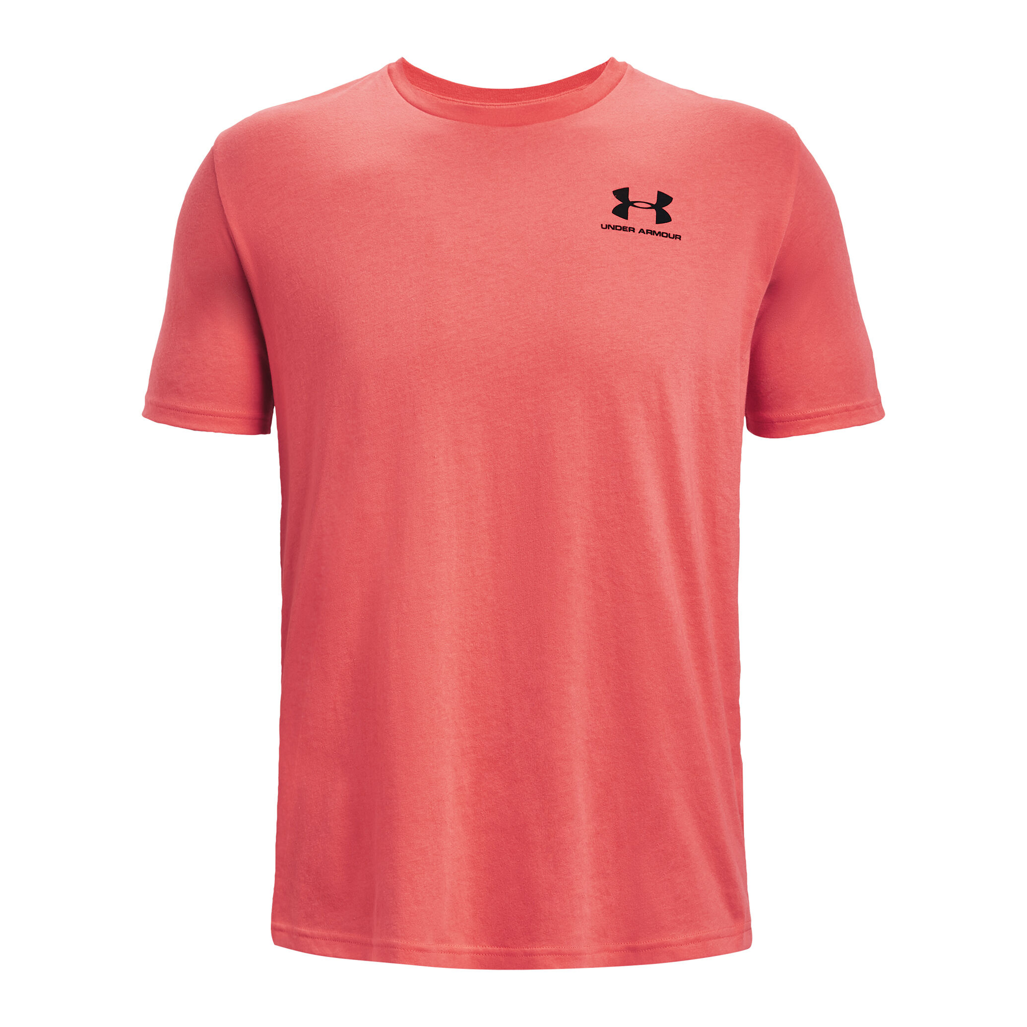 Buy Under Armour Sportstyle T Shirt Men Coral Black in size L online Running Point UK