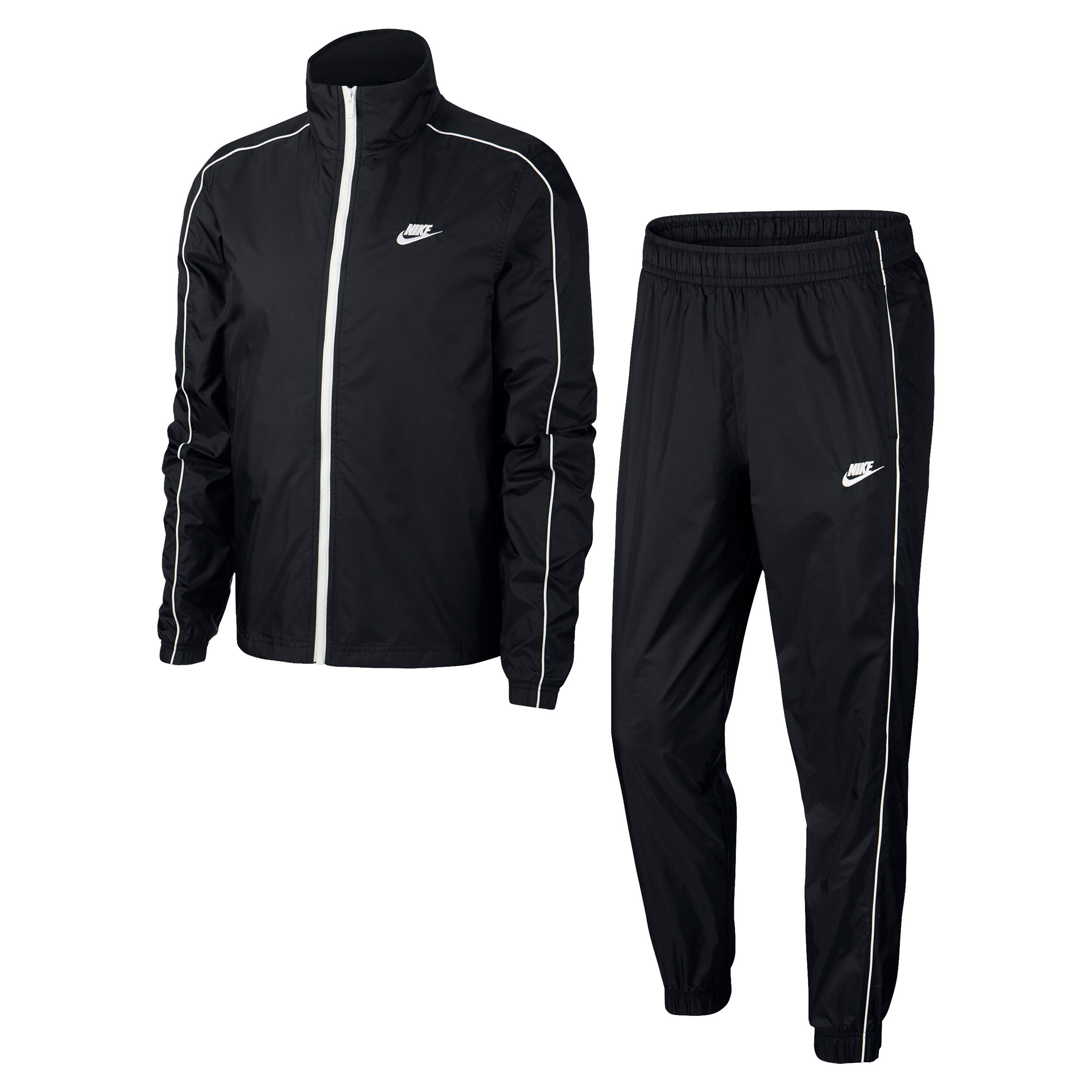 Sportswear Woven Tracksuit Men Black White