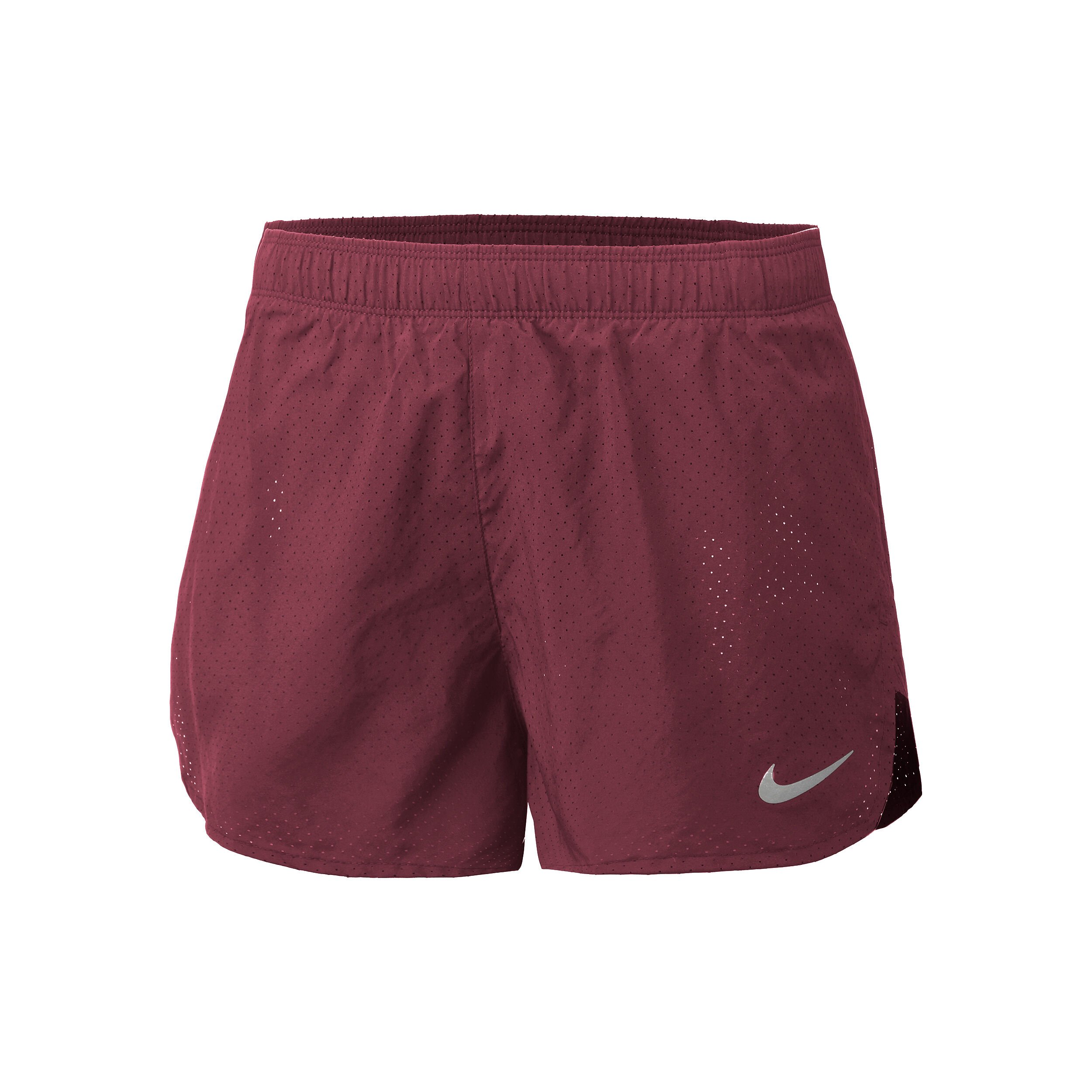 Fast 4in Running Shorts Men Red Grey