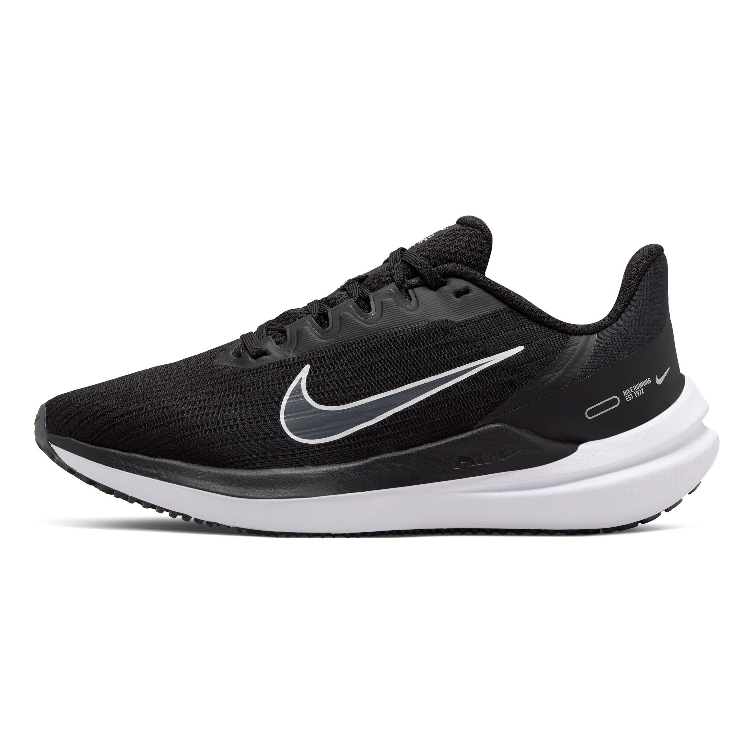 Nike women running shoes black discount