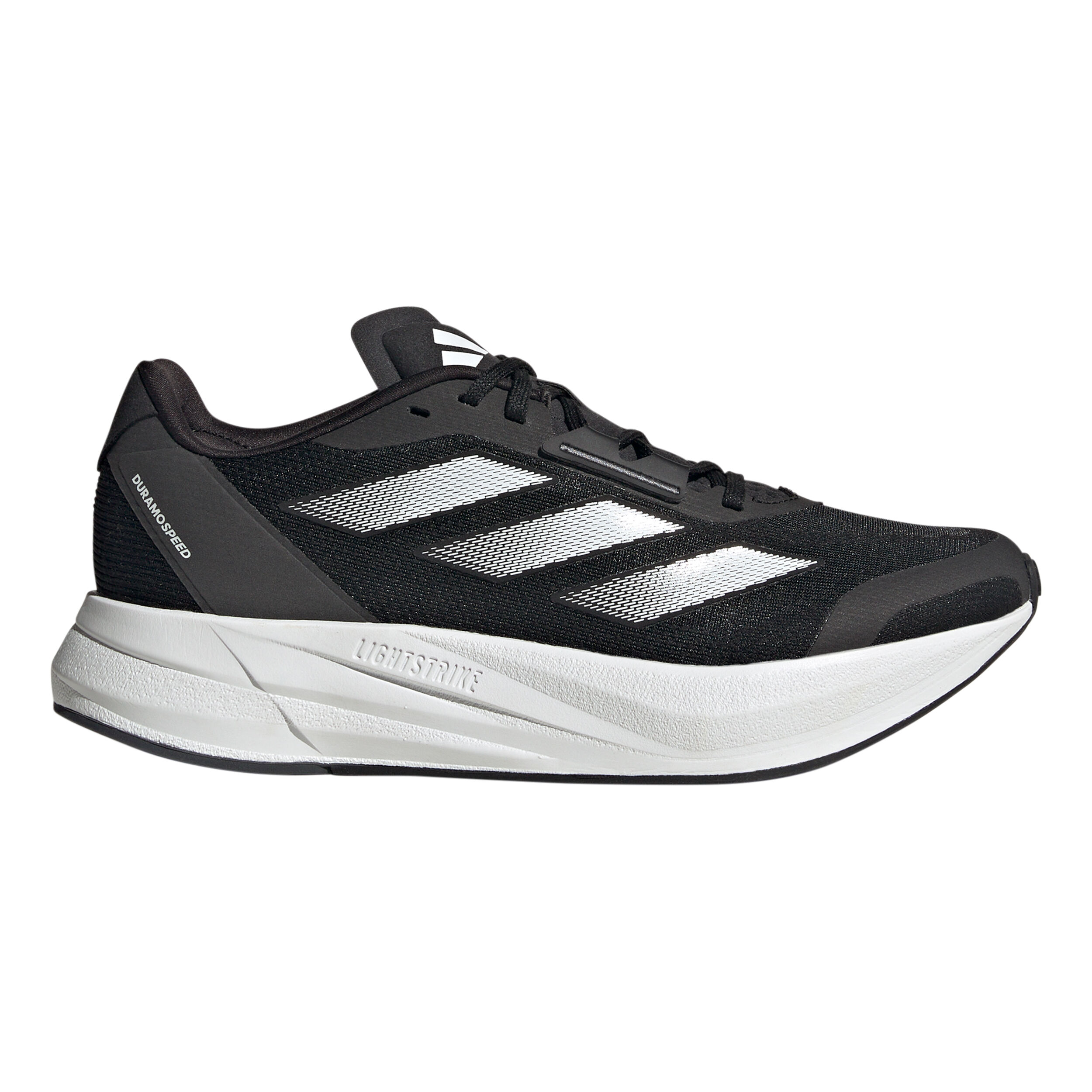 Adidas black and white running shoes womens discount