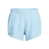 Fly By 3in Running Shorts Women-Blue