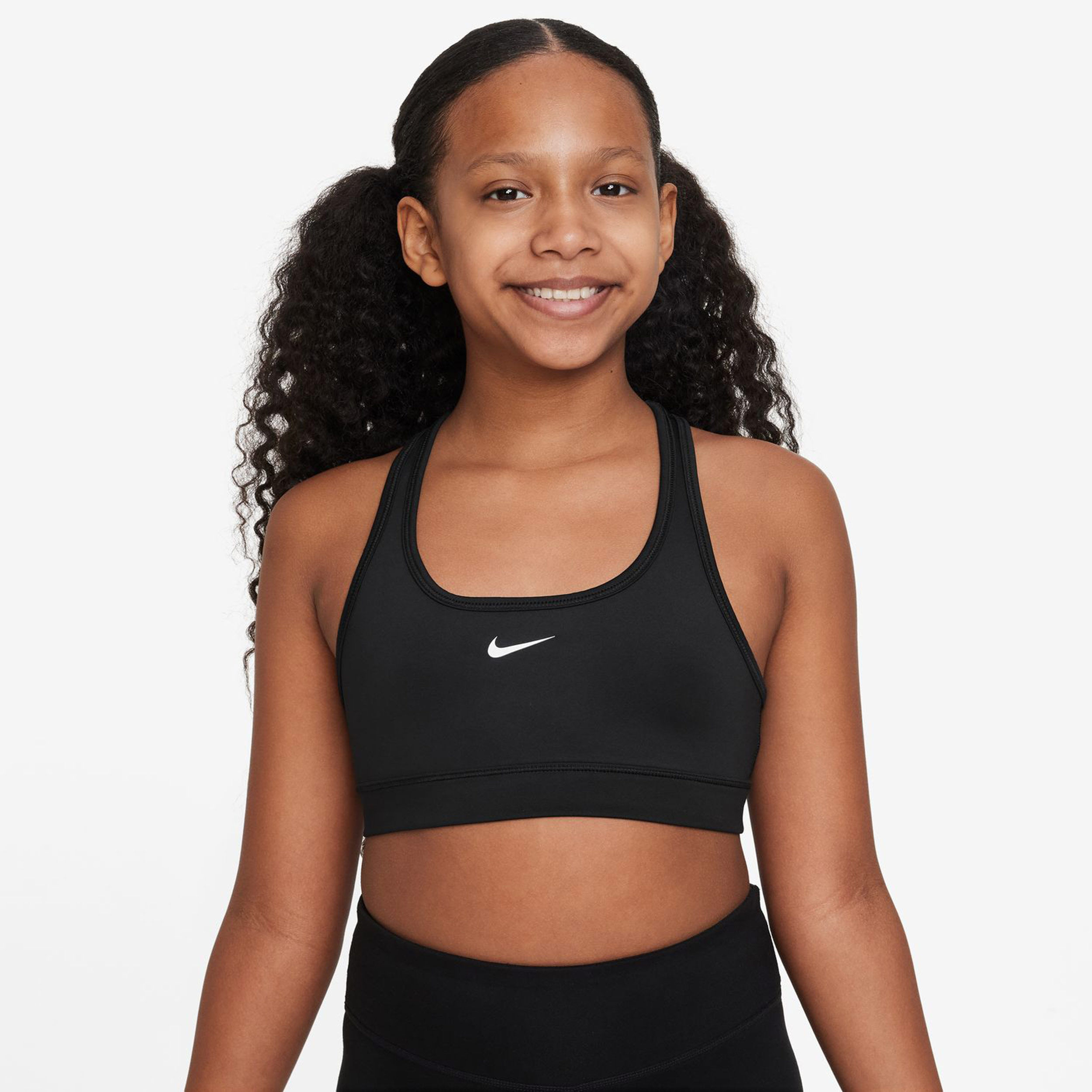 Buy Nike Dri Fit Swoosh Sports Bras Girls Black online Running Point UK