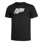 Puma Clothing Puma Run Favorite Graphic Running Shirt Men-Black