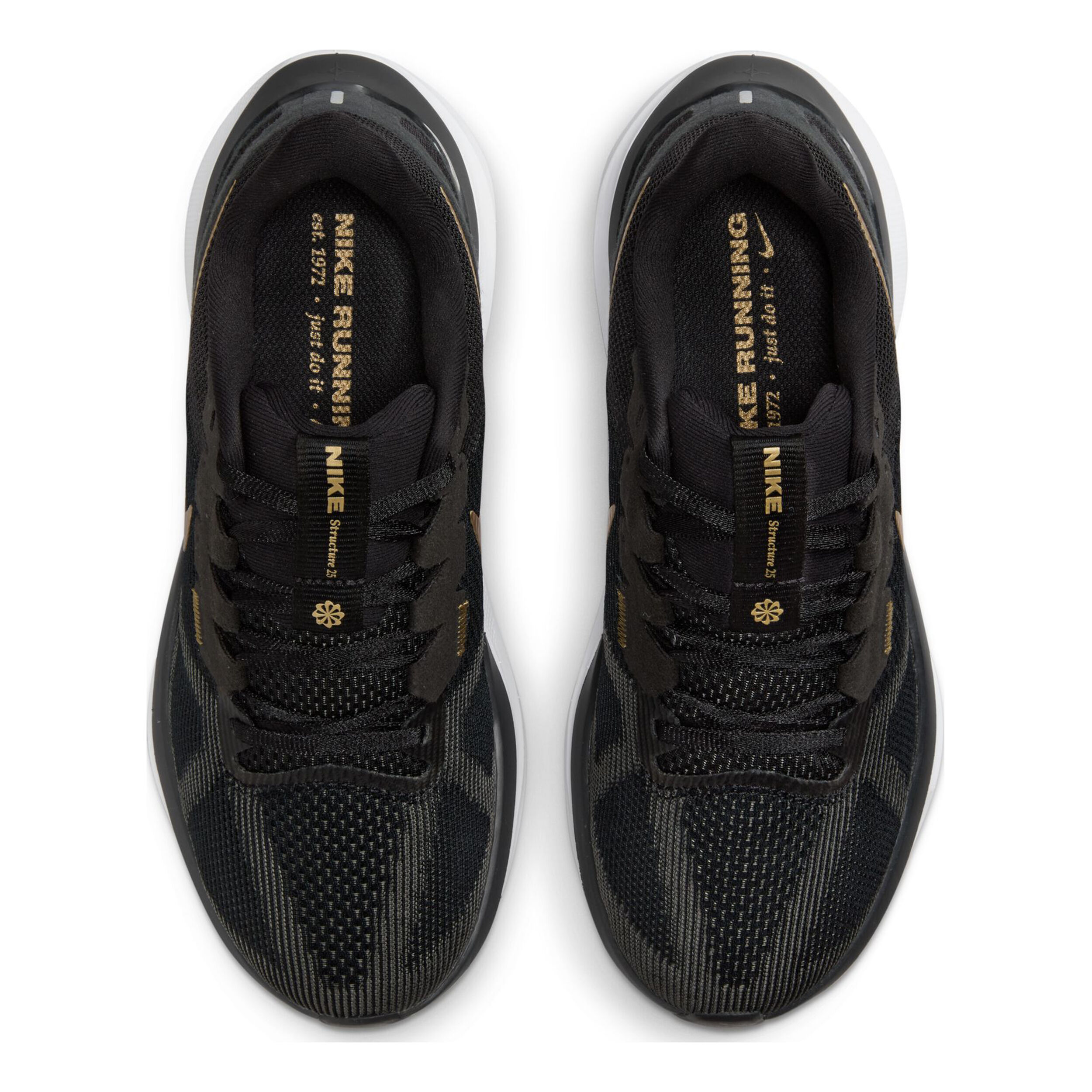 Black and gold nike shoes women new arrivals