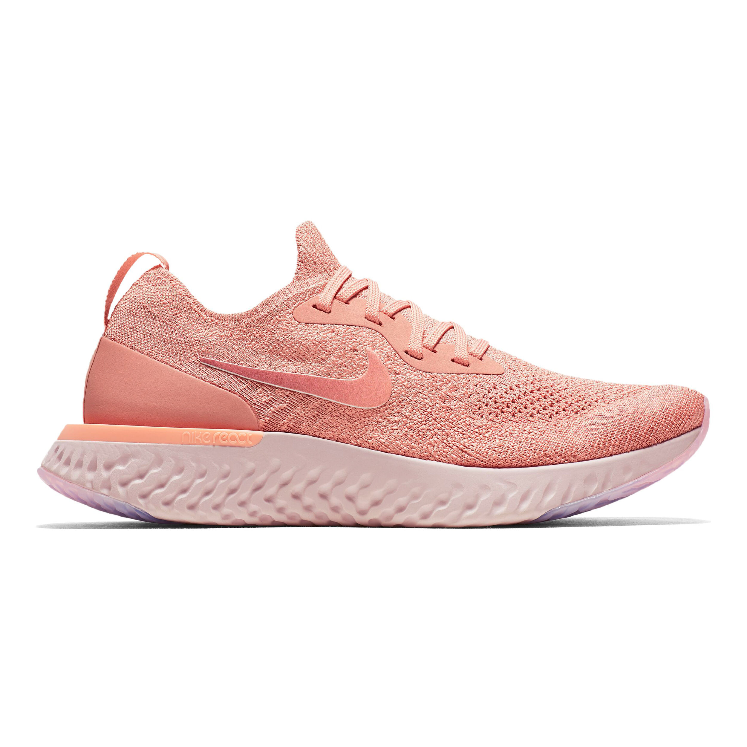 Nike women's epic react flyknit pink 2025
