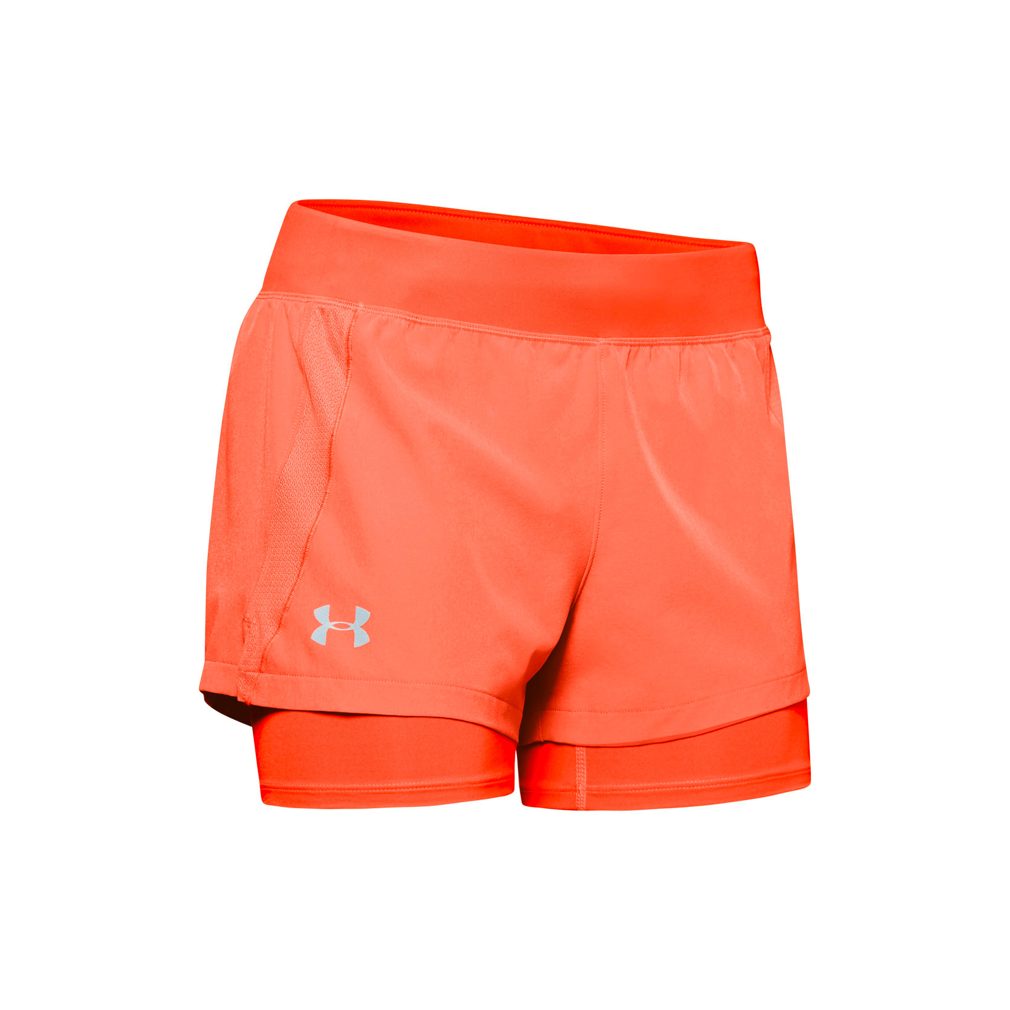 Womens orange clearance under armour shorts