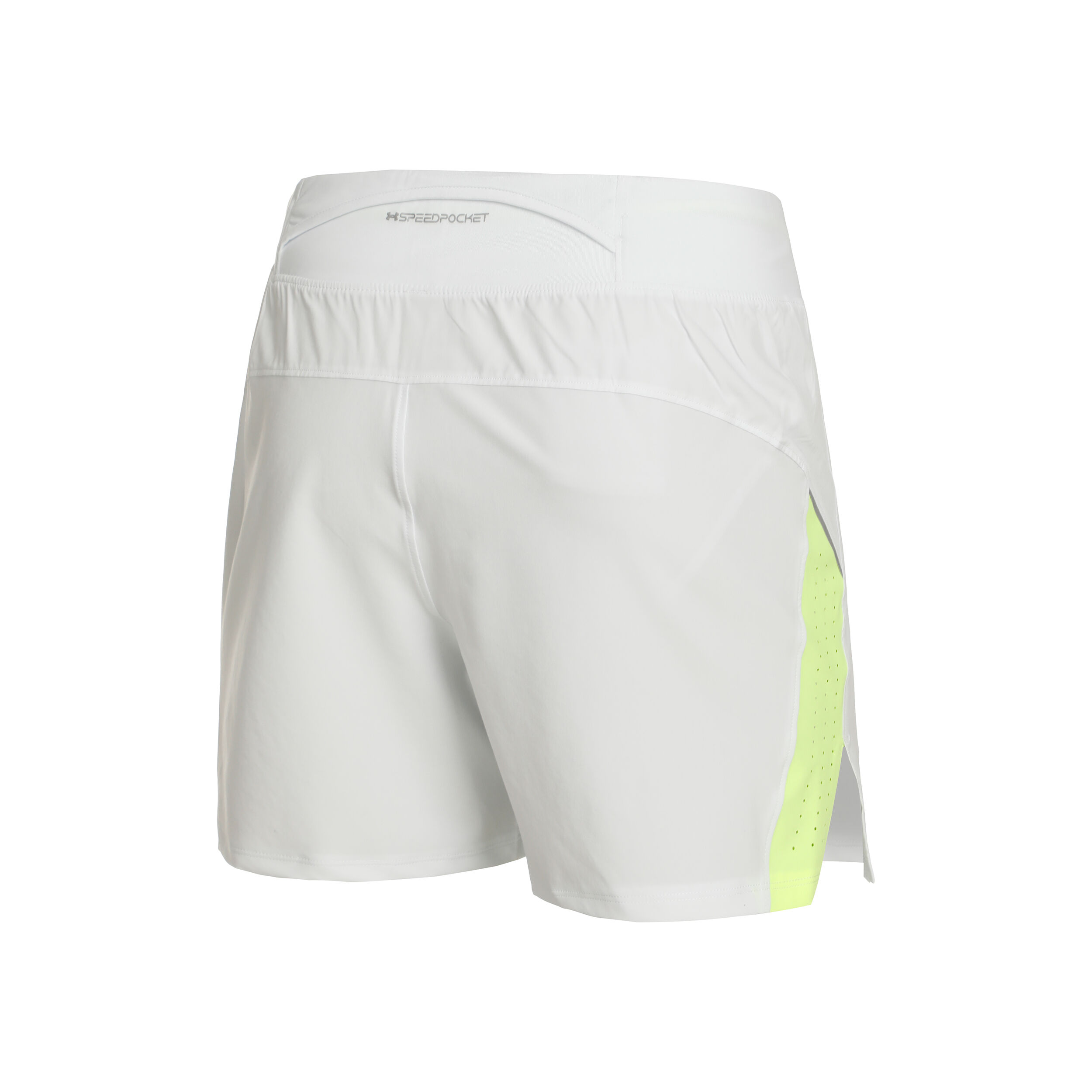 Launch Elite 5in Shorts Men White Neon Yellow