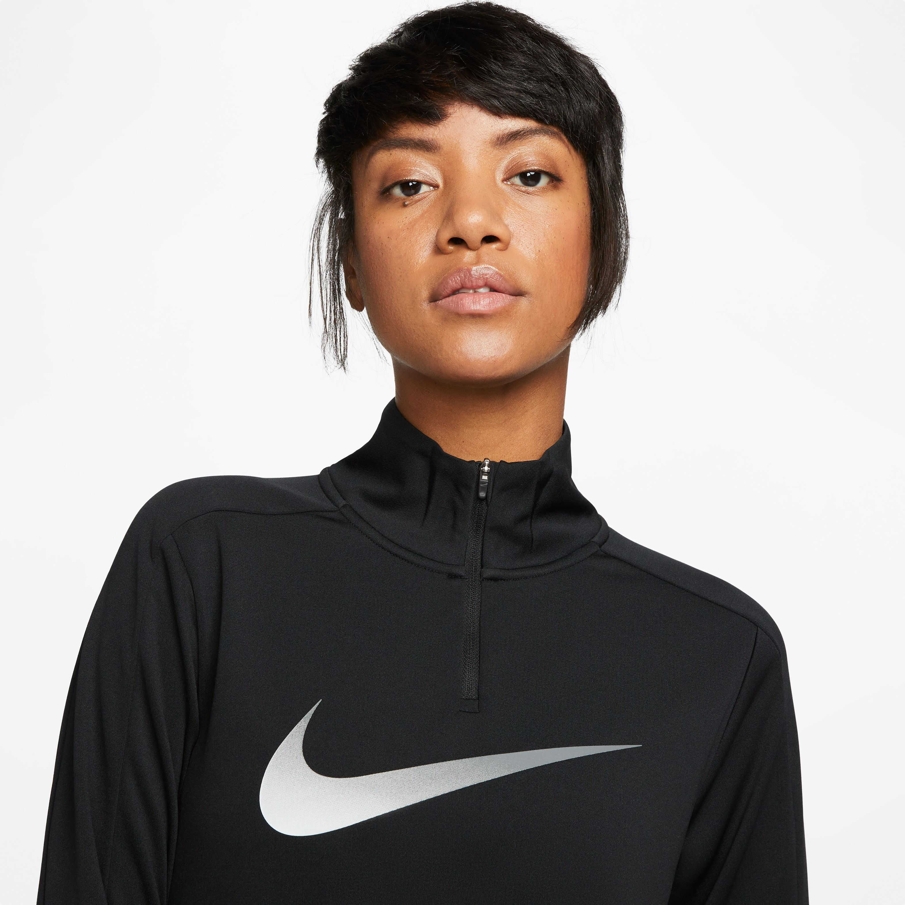 Black nike deals quarter zip womens