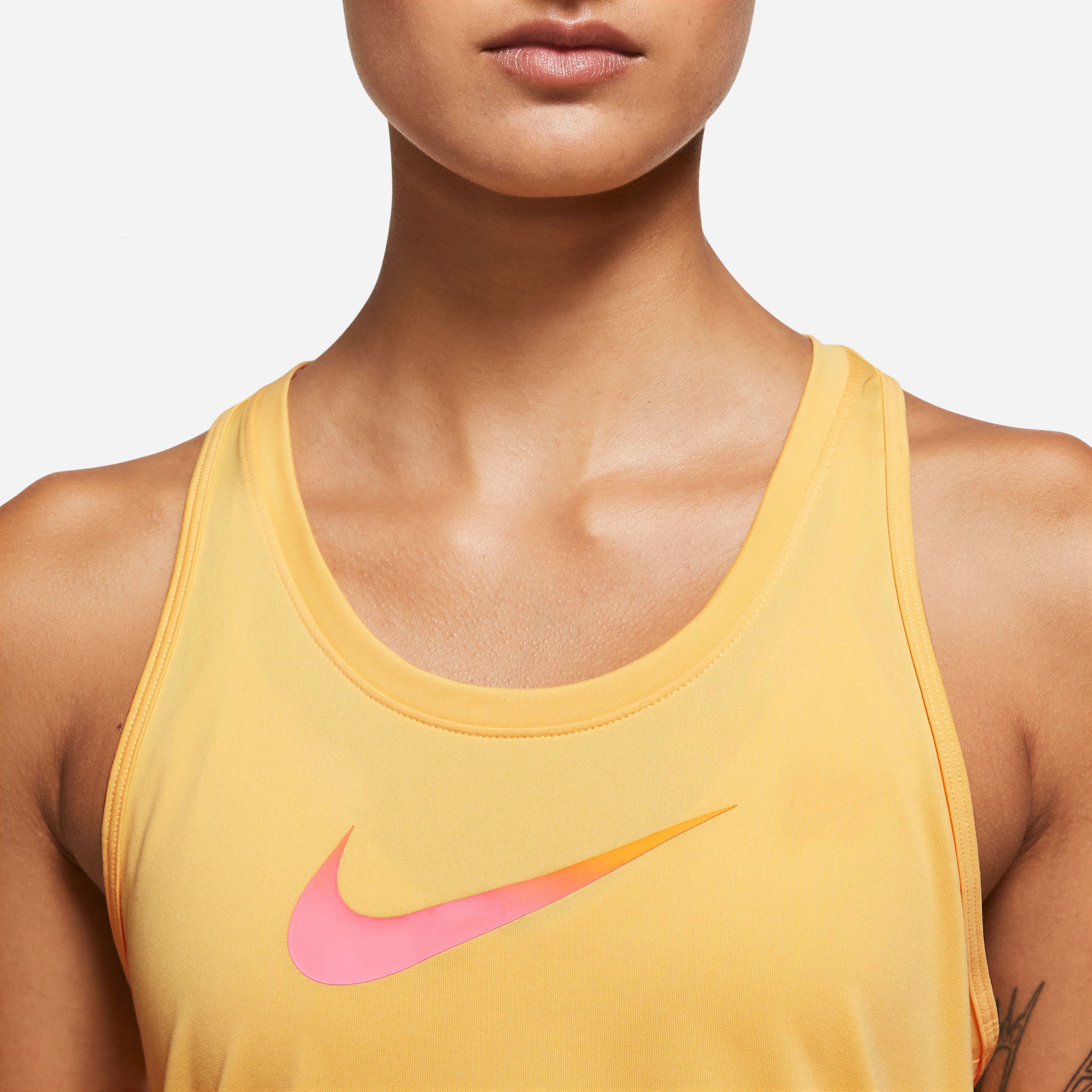 Yellow nike tank top outlet
