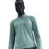 Pacer Half-Zip Longsleeve Running shirt Men-turquoise, silver