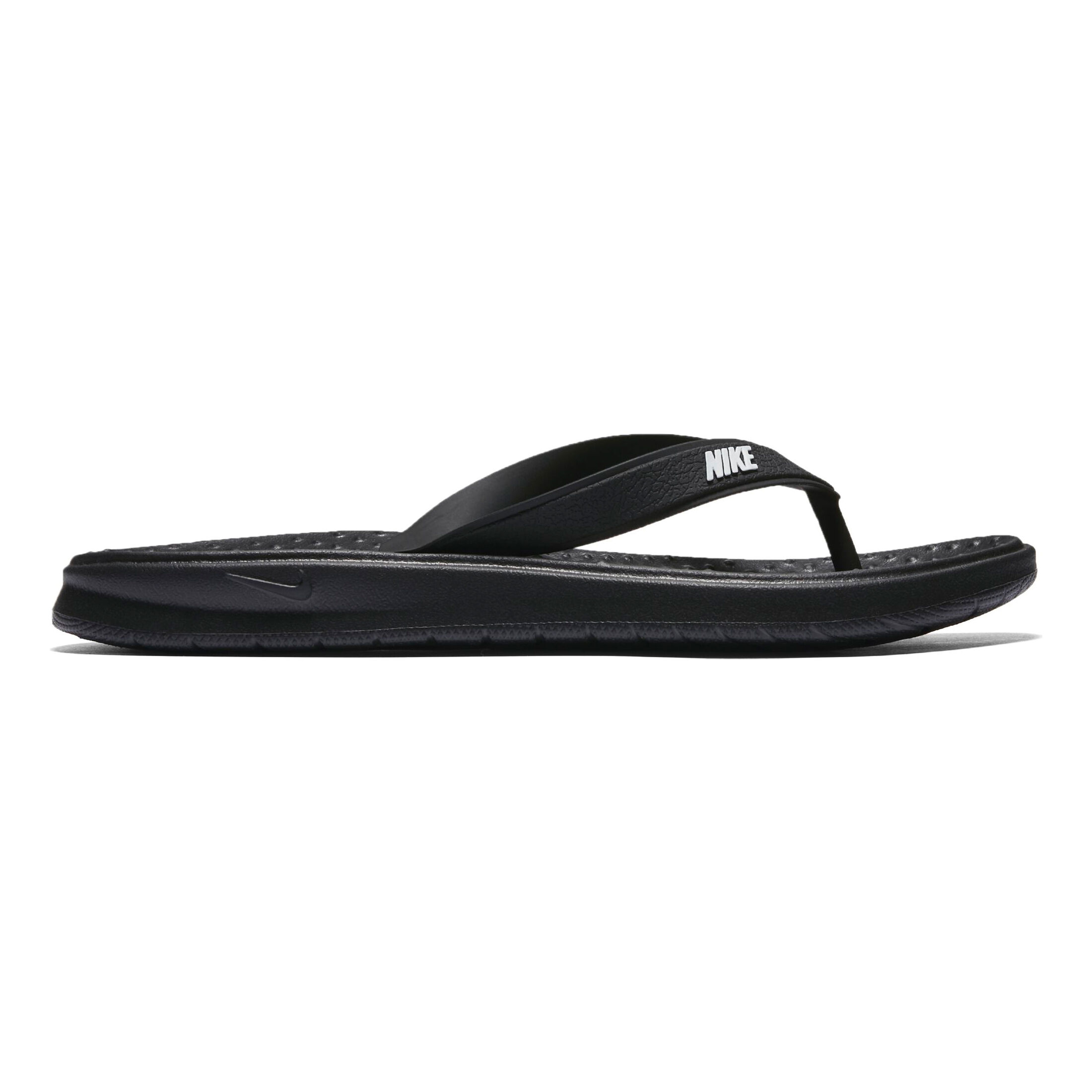 Solay Thong Flip flops Women Black White