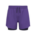 Odlo Clothing Odlo Zeroweight 5in 2in1 Running Shorts Men-Violet