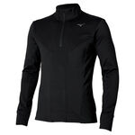 Mizuno Clothing Mizuno Active Warmalite Half Zip Running Shirt Men-Black