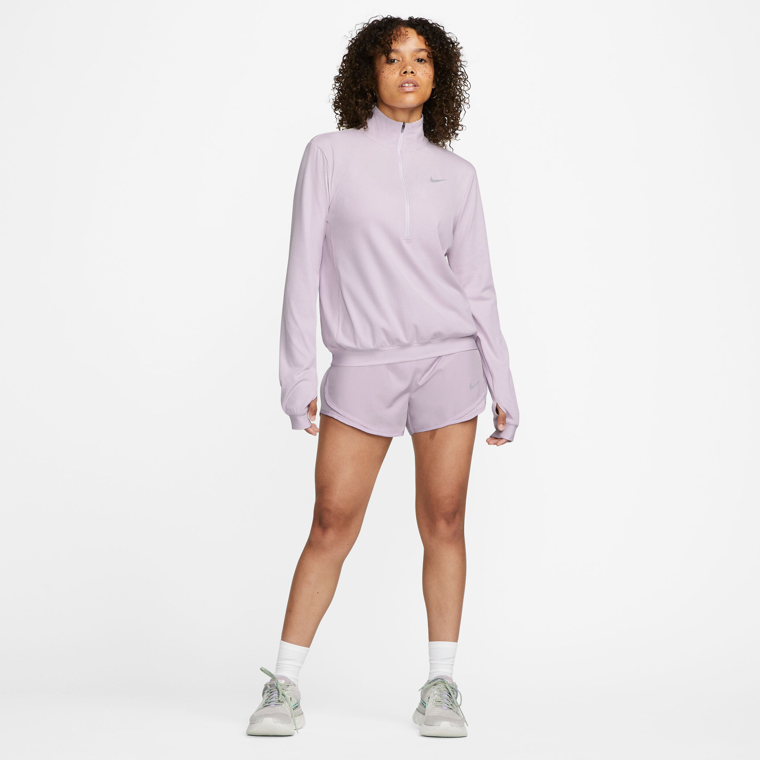 Nike lilac half zip new arrivals