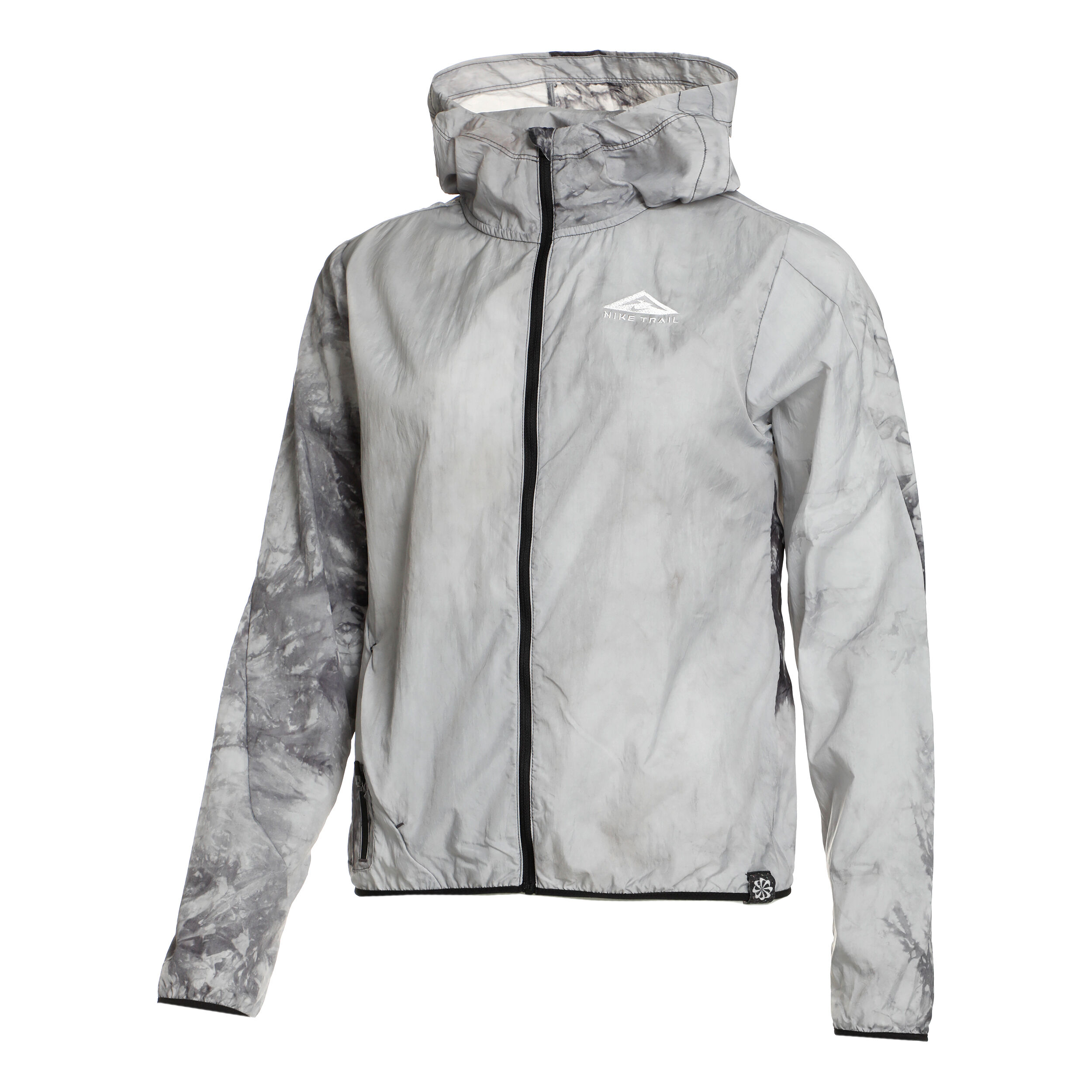 Trail Running Jacket Women Black Grey