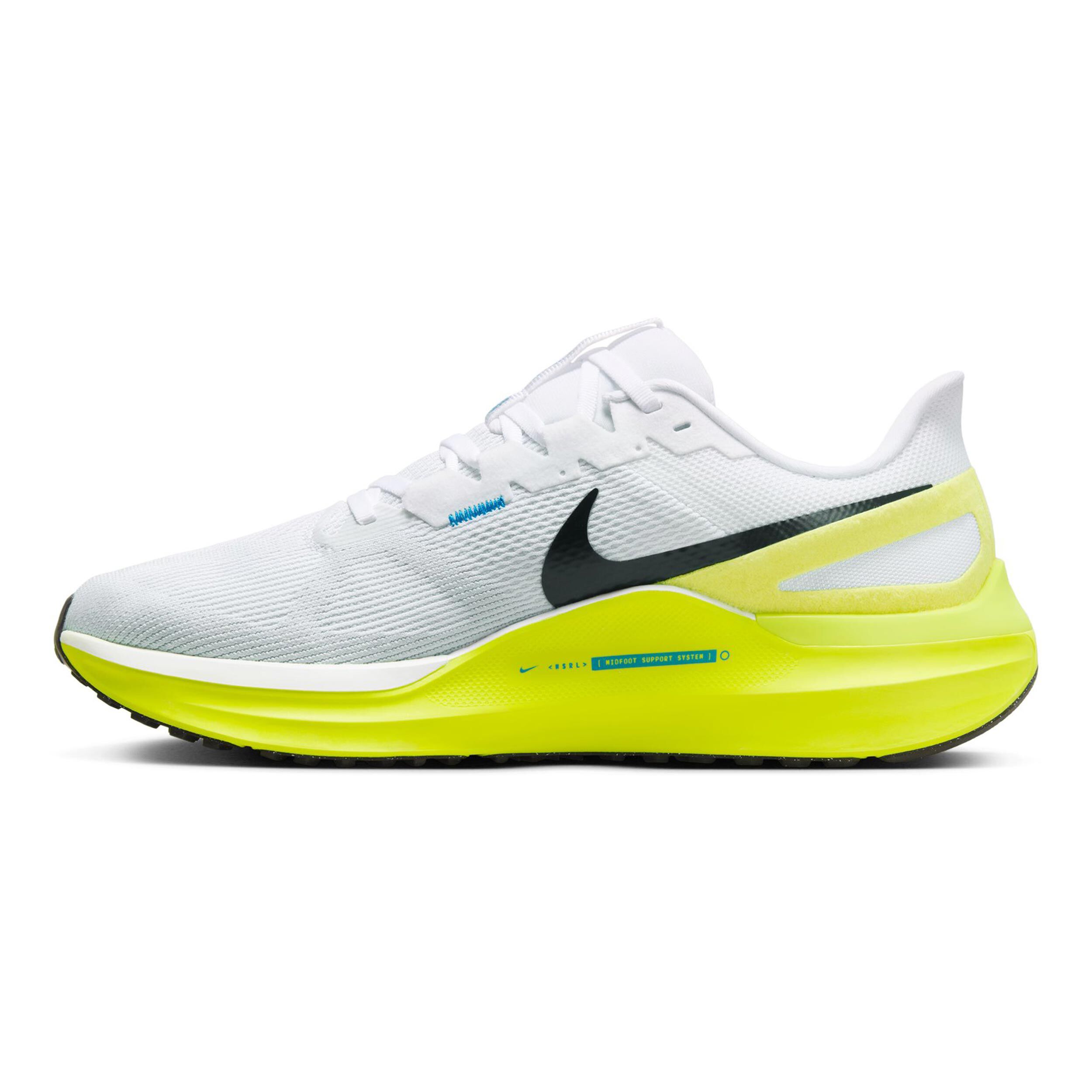 Buy Nike Structure 25 Stability Running Shoe Men White Neon Yellow online Running Point UK