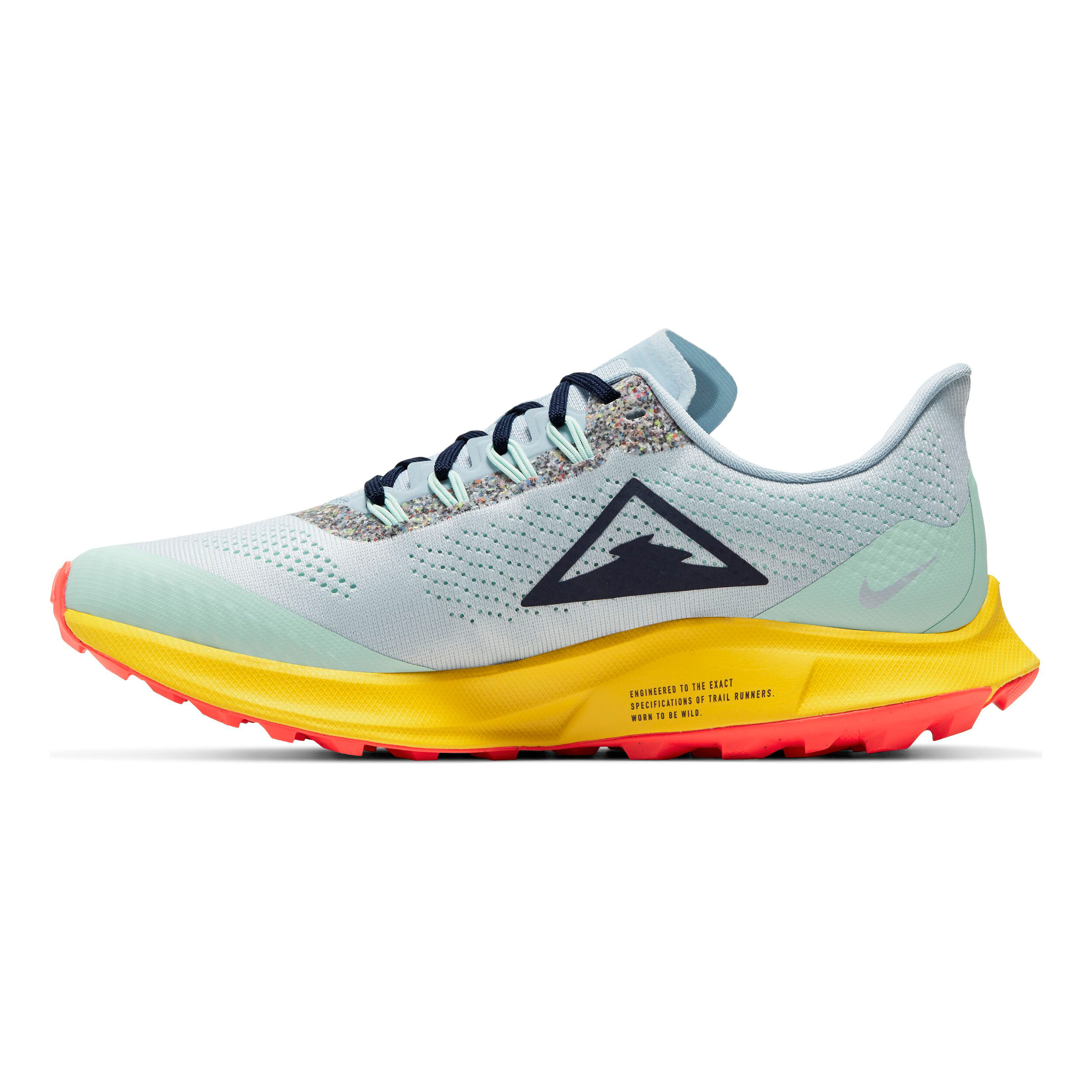 Air Zoom Pegasus 36 Trail Running Shoe Women Light Blue Yellow