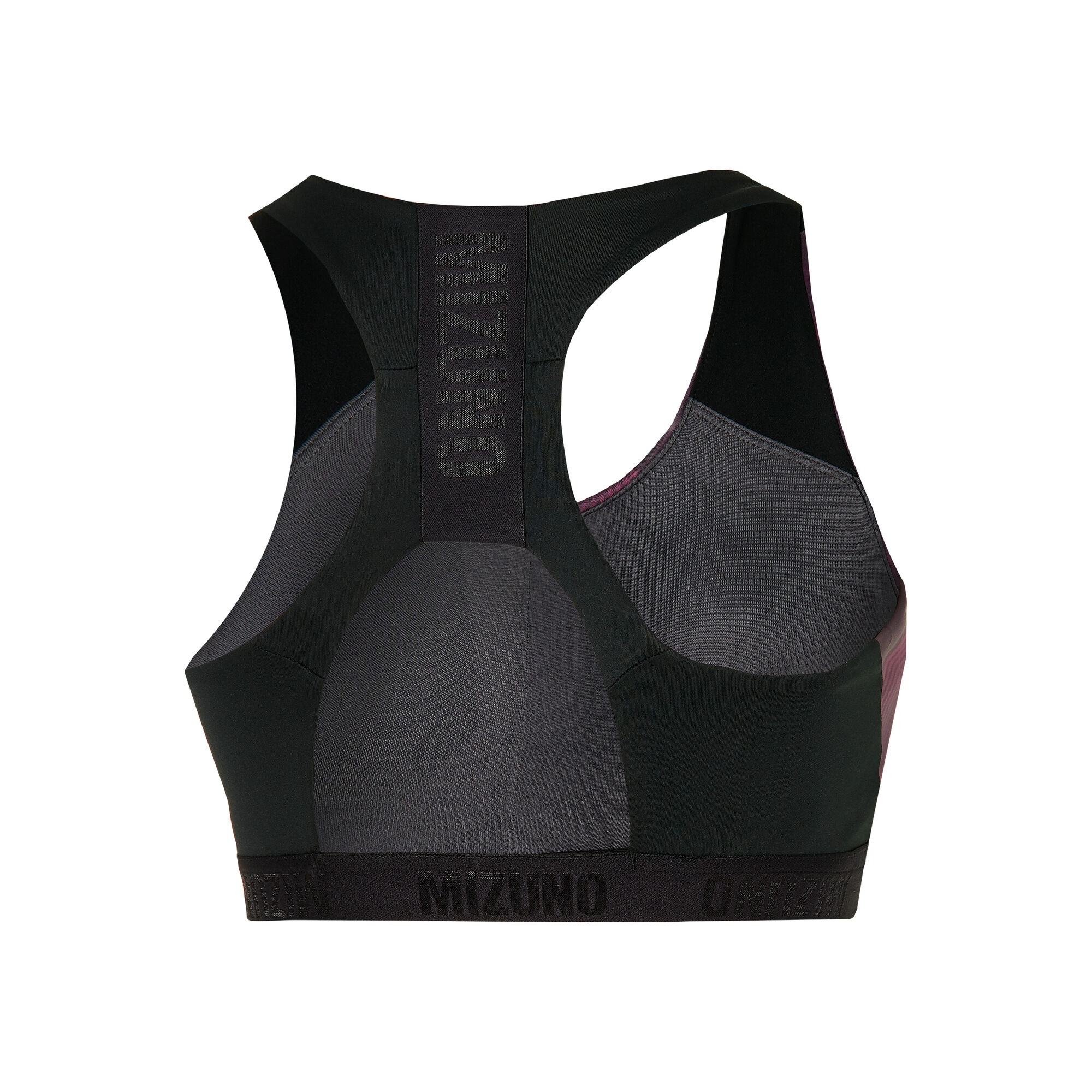 Buy Mizuno Alpha Graphic Sports Bras Women Violet, Black online