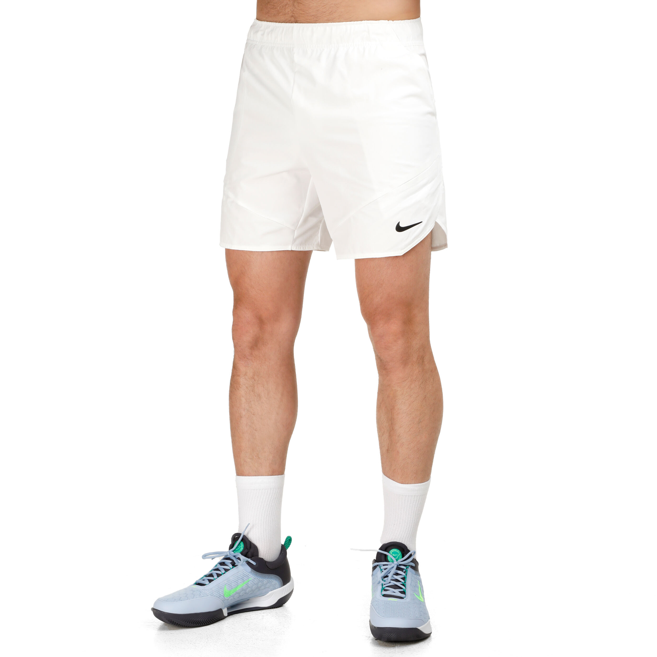 Mens white sales running shorts