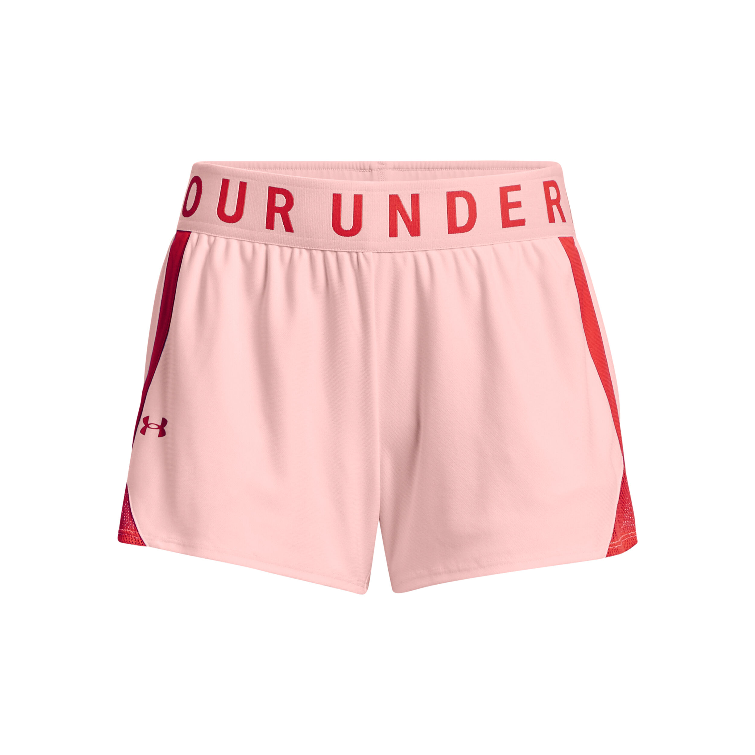 Pink under armour shorts online