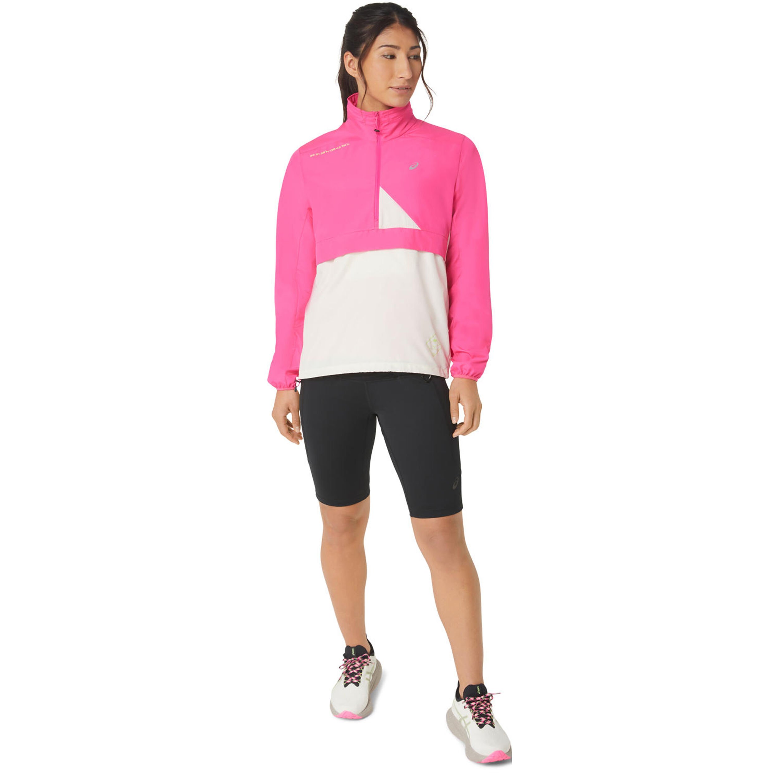 Asics fujitrail half outlet zip running hoodie