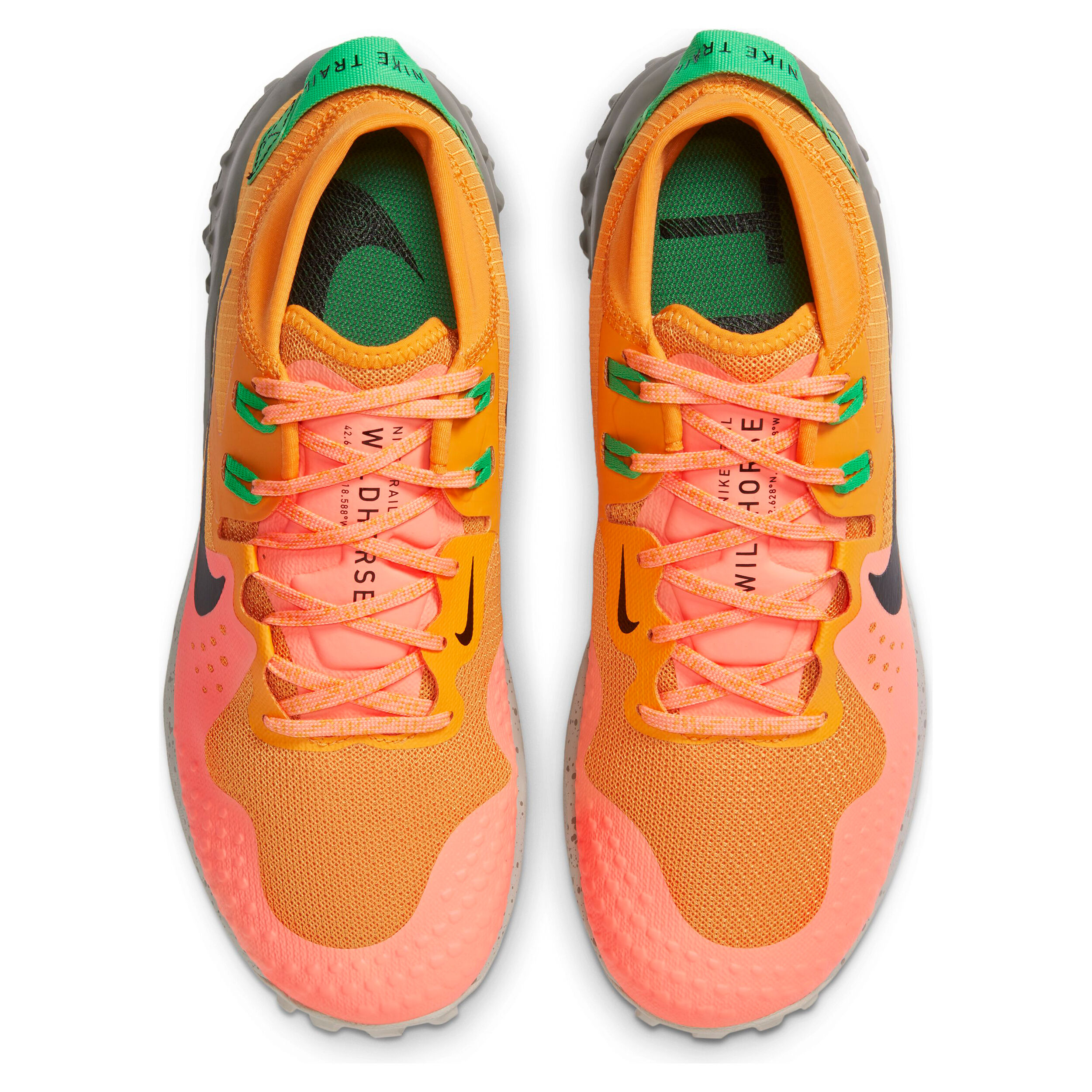 Wildhorse 6 Trail Running Shoe Men Orange Green