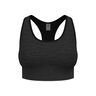 Seamless Medium Padded Sport Sports bras Women-black