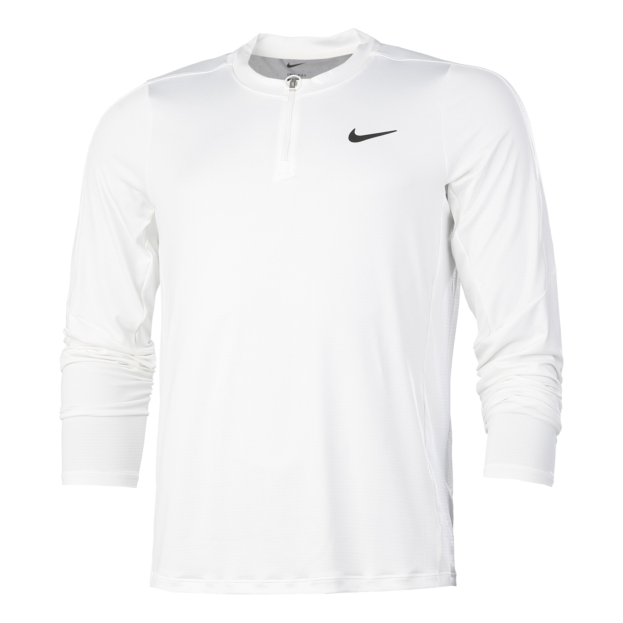 Dri Fit Advantage Half Zip Long Sleeve Men White