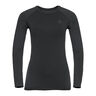 Performance Warm Eco BI Top Crew Neck Long Sleeve Women-Black,Anthracite