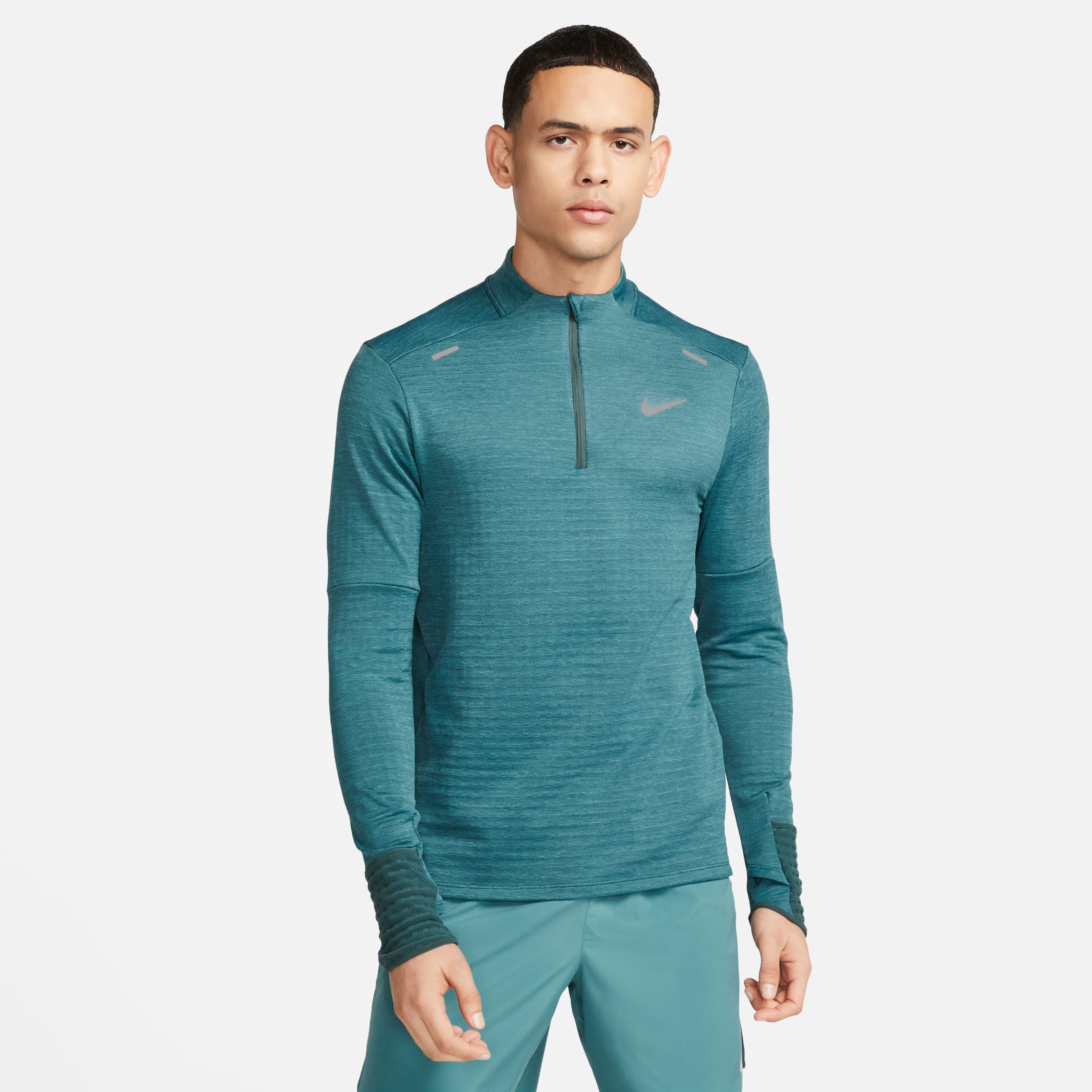 TF Repel Element Half Zip Quarter Zip Running Top Men Petrol Grey