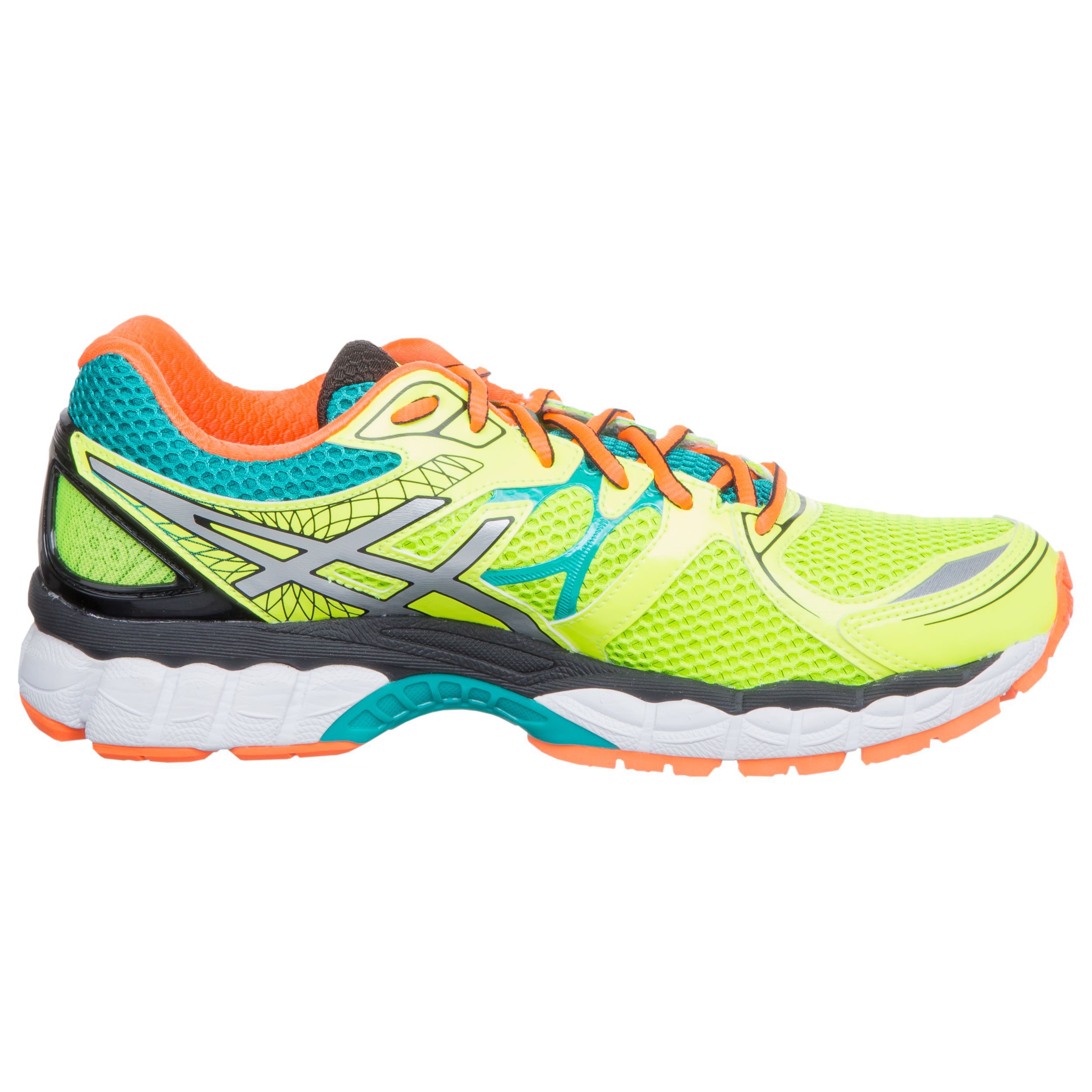 Gel Nimbus 16 Neutral Running Shoe Men Neon Yellow Silver