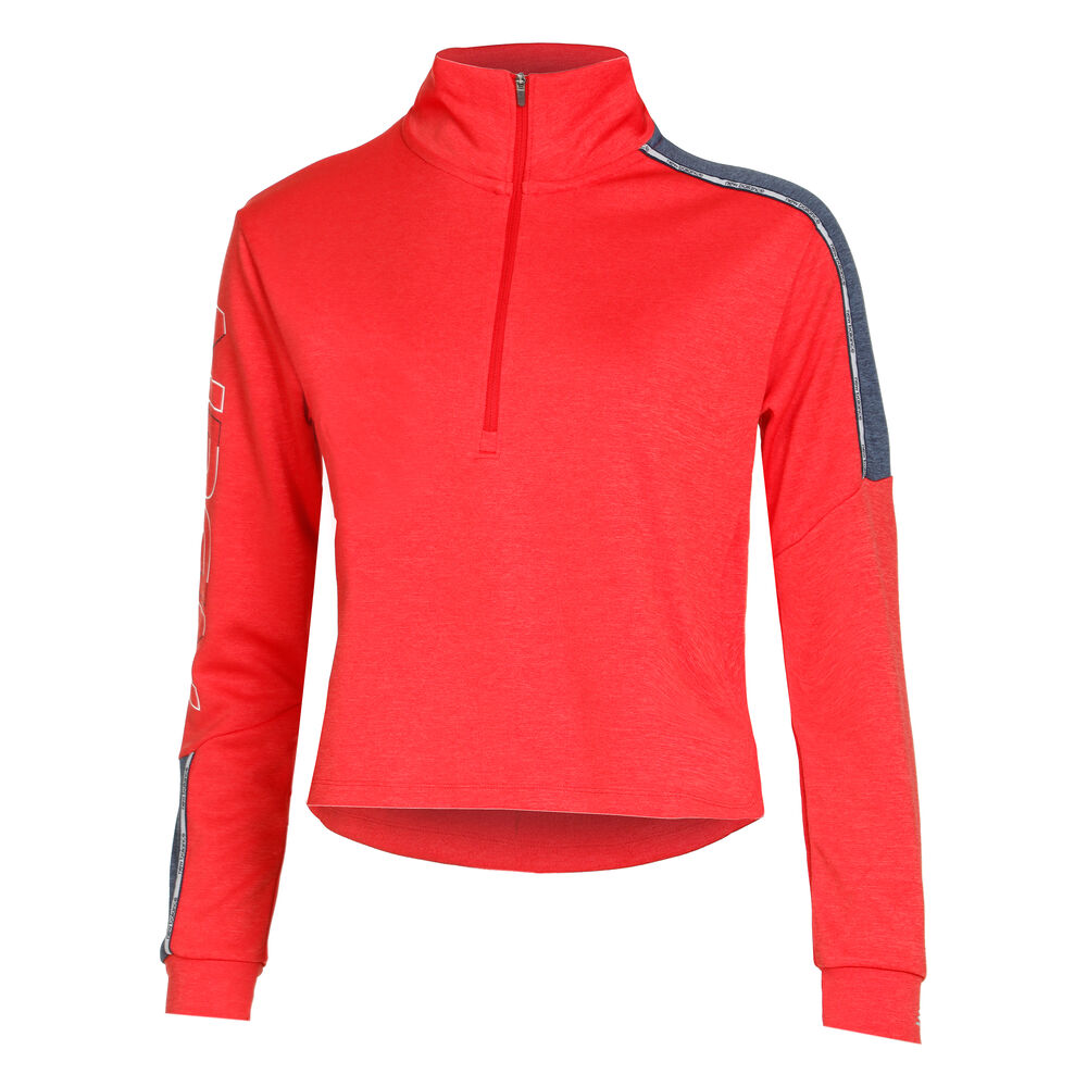 New Balance Accelerate Pacer Half-Zip Long Sleeve Women - Red, Size S