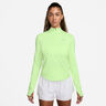 Swift Half-Zip Longsleeve Running shirt Women-lime