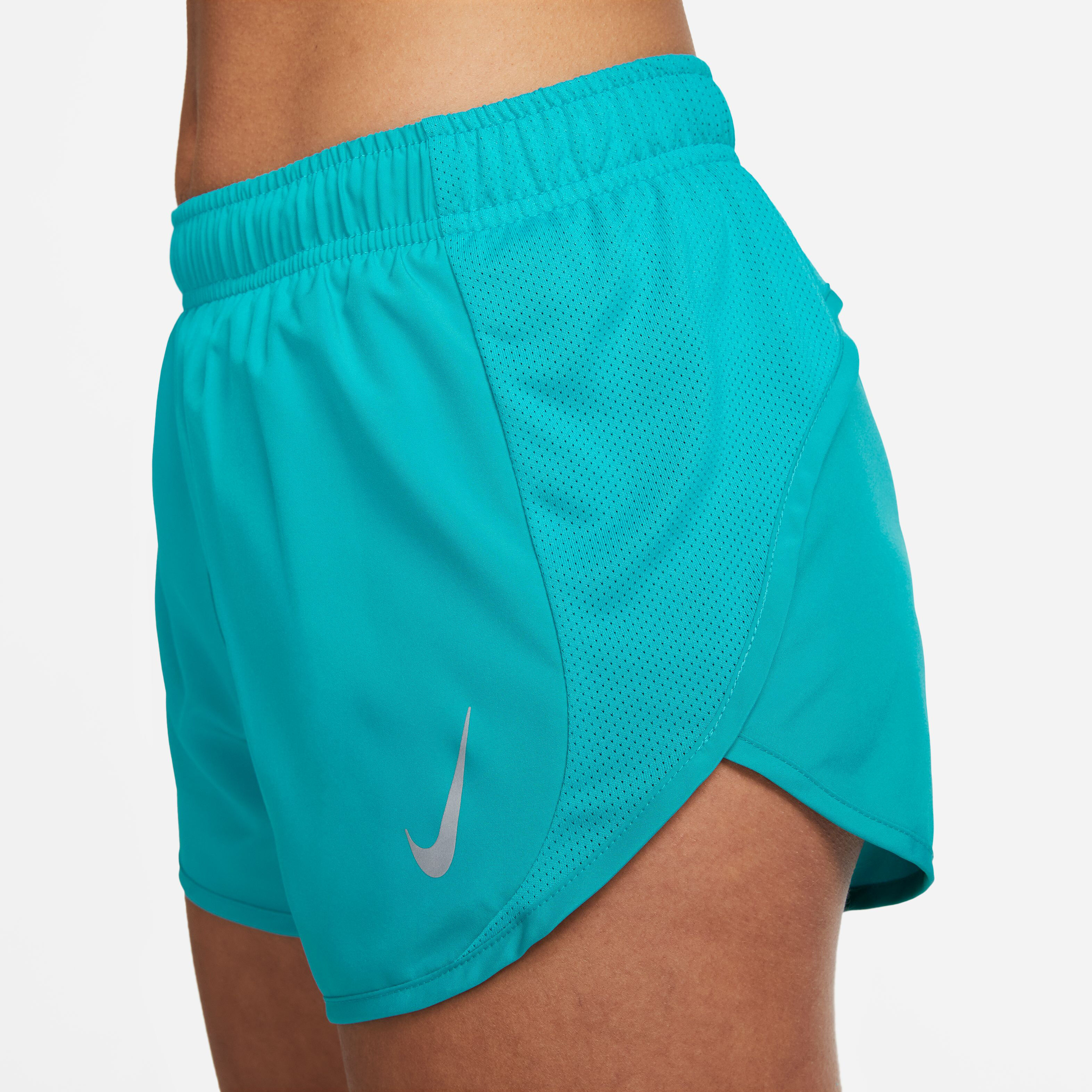 Dri Fit Fast Tempo Brief Lined Running Shorts Women Turquoise