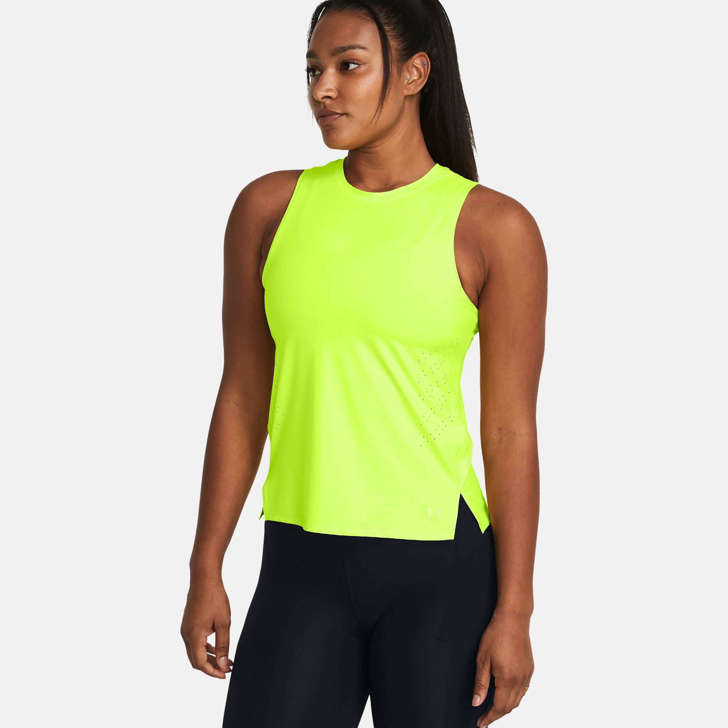 Buy Under Armour Laser Tank Top Women Neon Yellow online Running Point UK